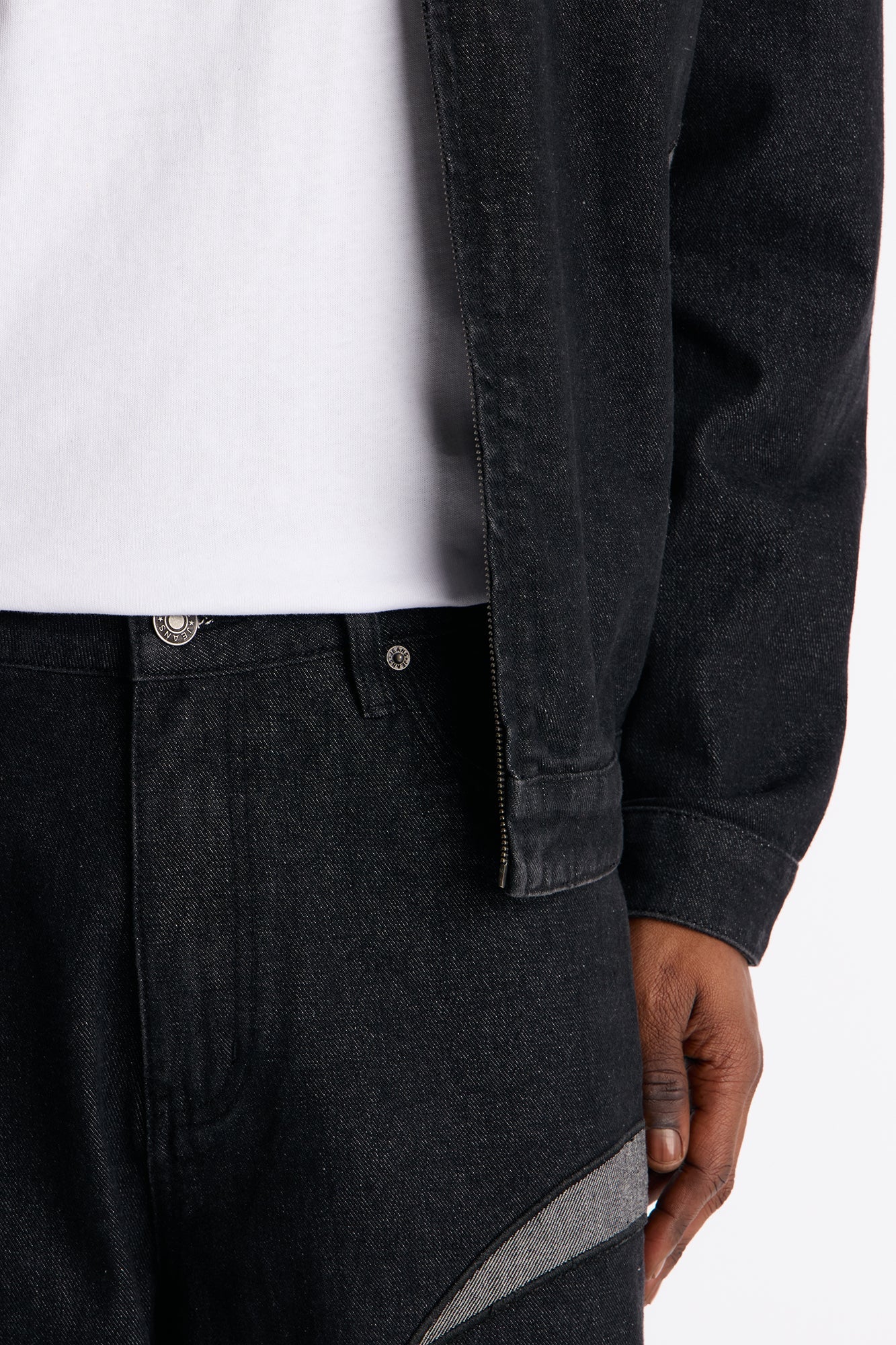 Baggy Crescent Jean - Black Fashion Nova