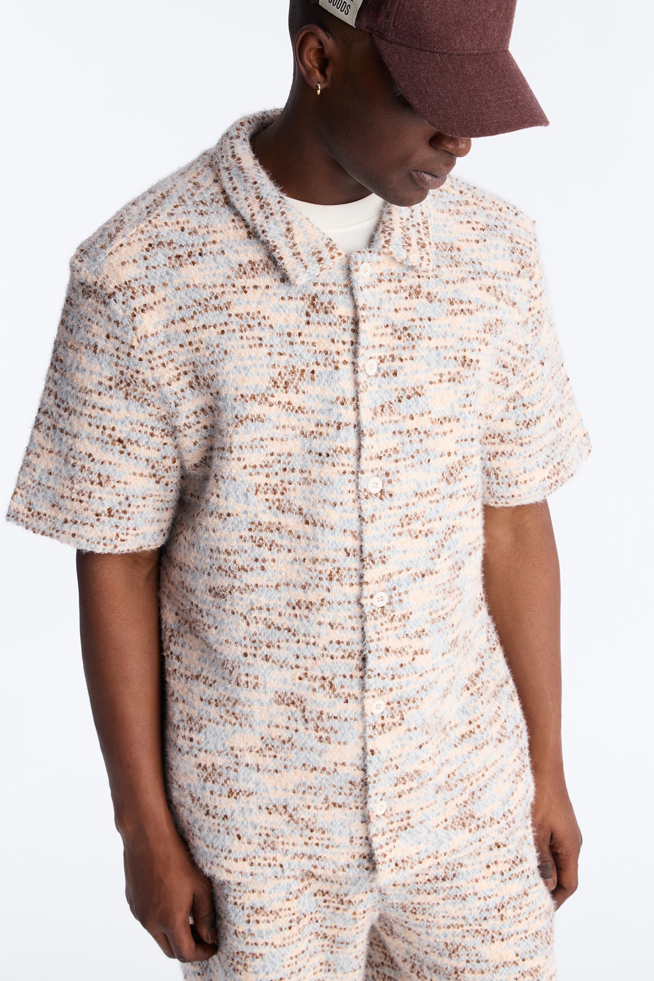 Montecito Textured Button Up Shirt - Pink Fashion Nova