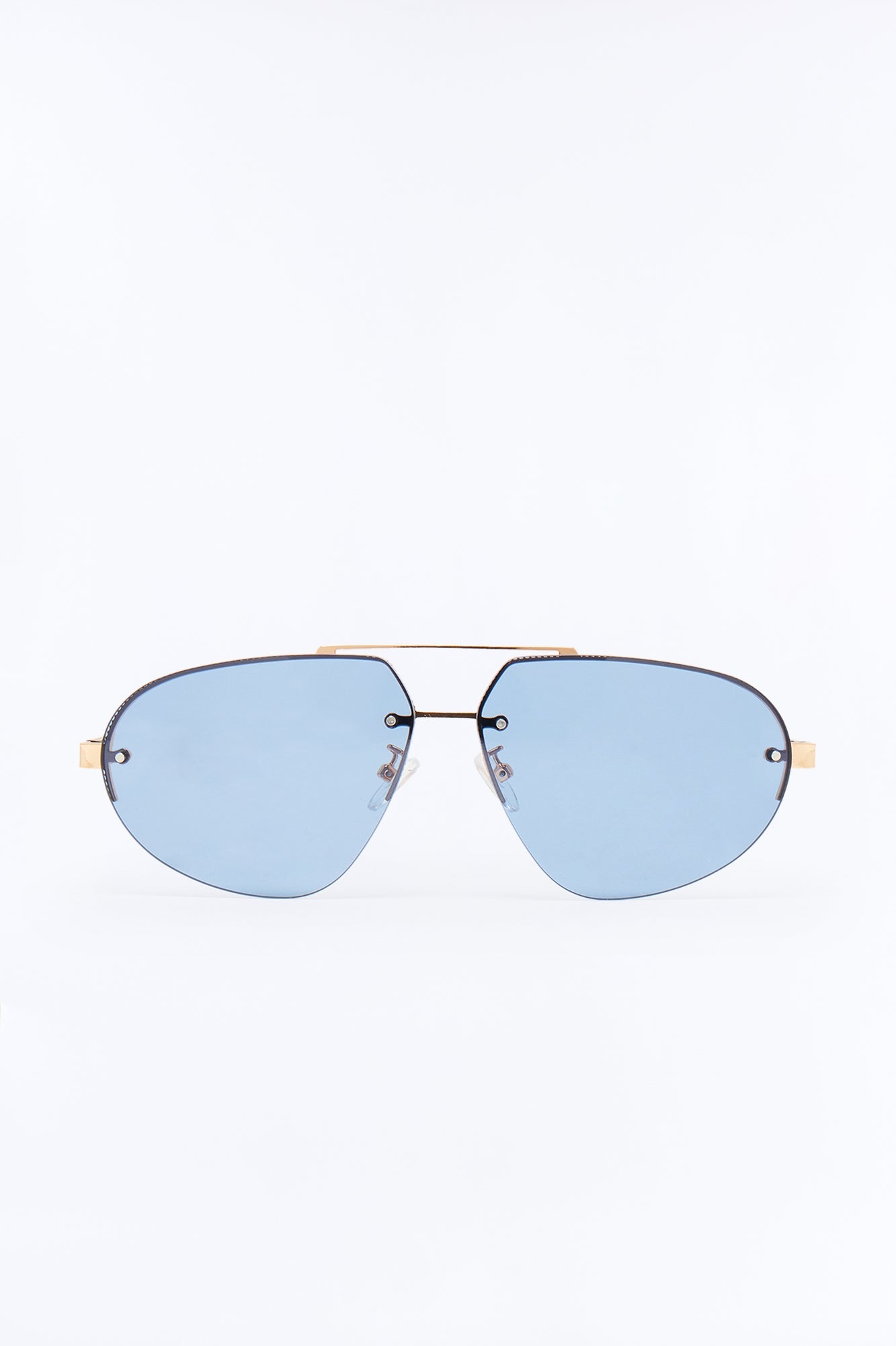 High End Aviator Sunglasses - Black/Blue Fashion Nova
