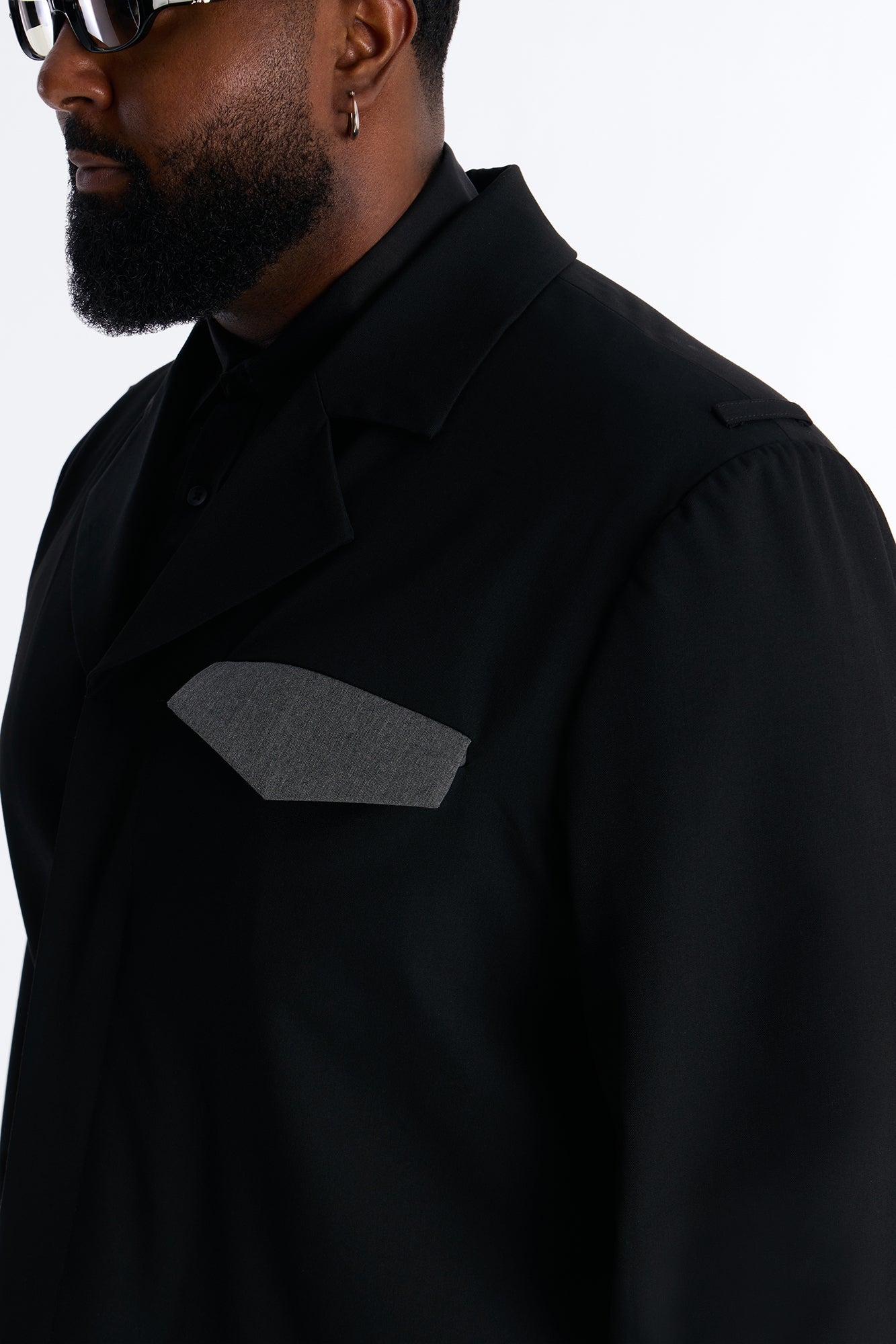 Merged Worlds Detailed Jacket - Black Fashion Nova