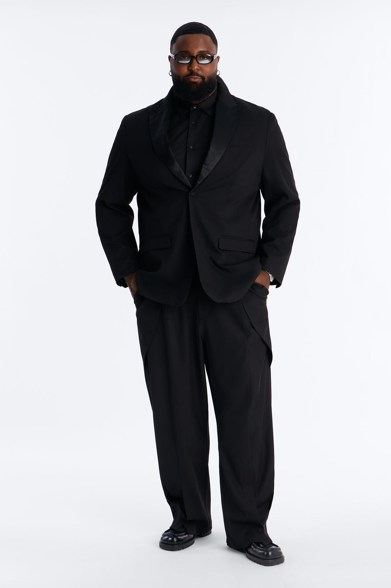 Silver Lake Atelier Peak Lapel Blazer - Black Fashion Nova