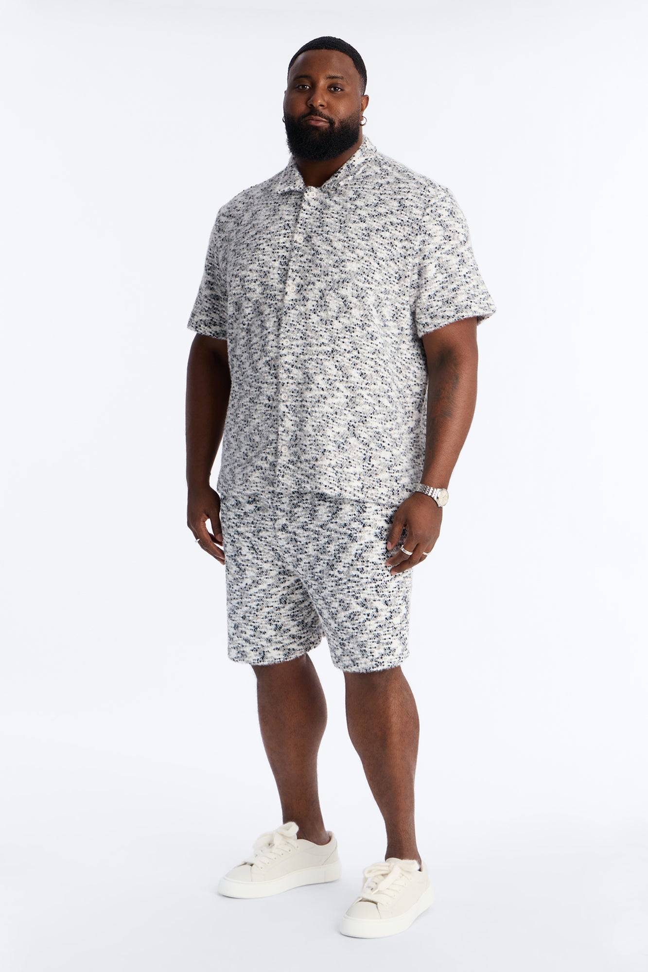 Montecito Textured Short - Black Fashion Nova