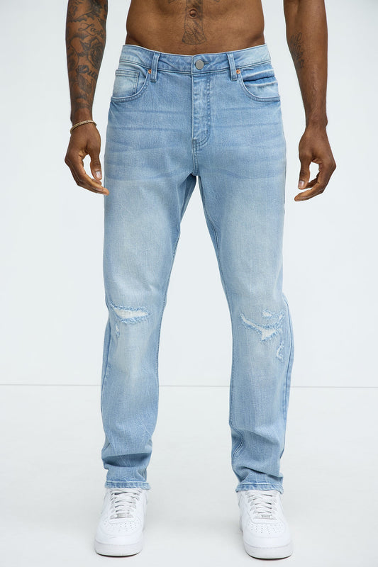 Dreamy Slim Jeans - Light Blue Wash Fashion Nova