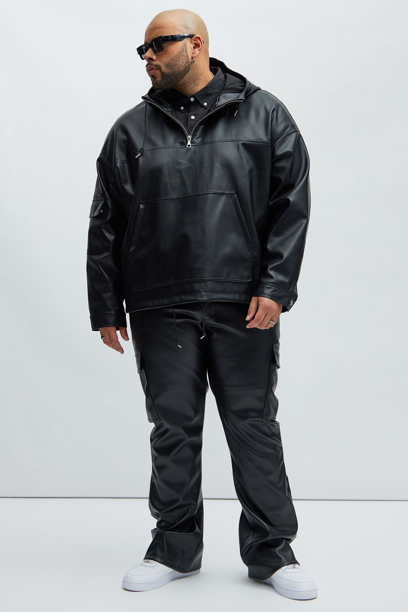 Royce Slim Faux Leather Pants - Black Fashion Nova