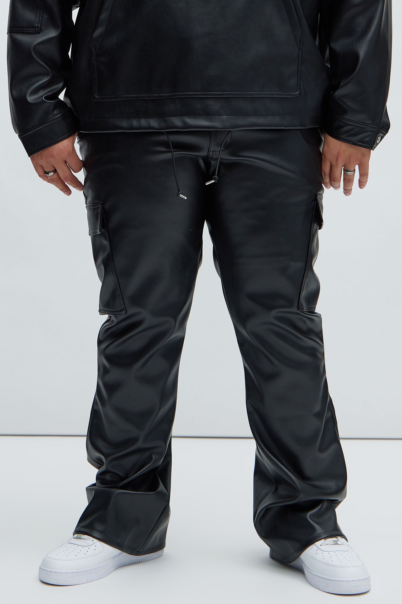 Royce Slim Faux Leather Pants - Black Fashion Nova