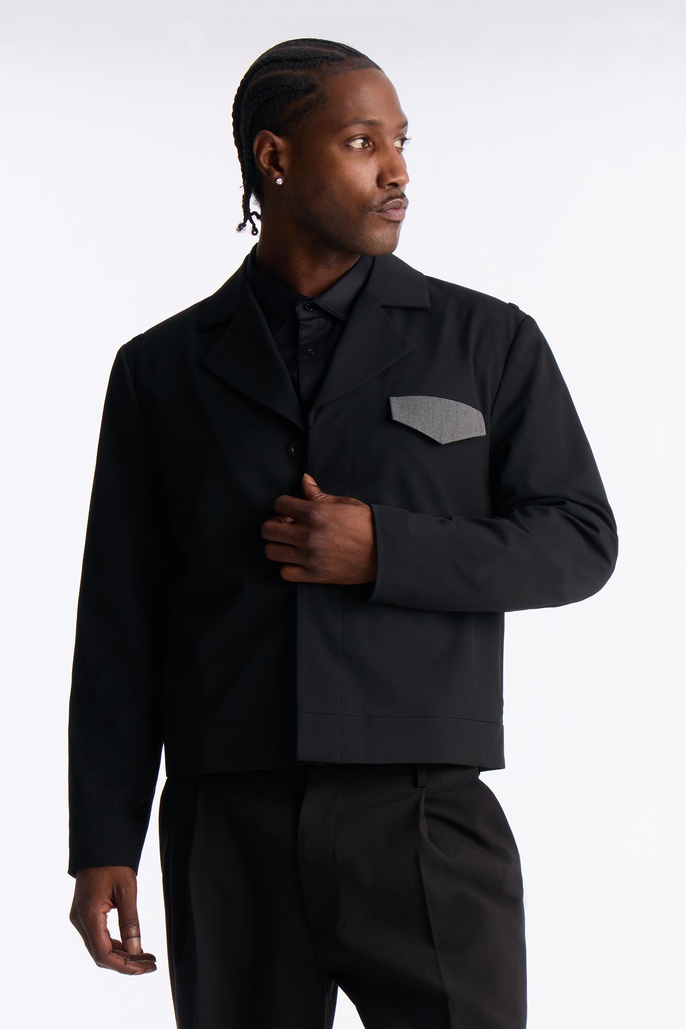 Merged Worlds Detailed Jacket - Black Fashion Nova