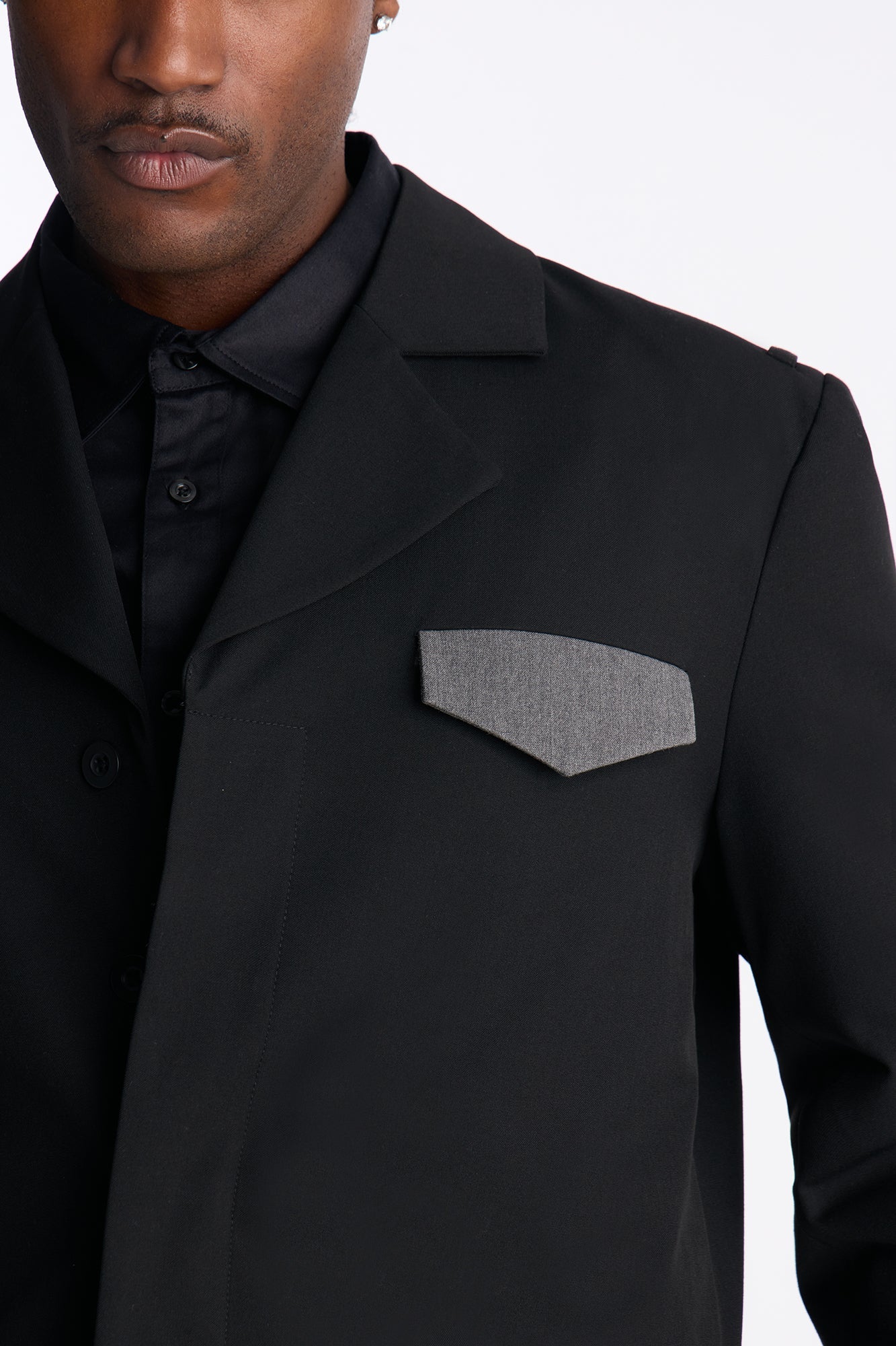 Merged Worlds Detailed Jacket - Black Fashion Nova