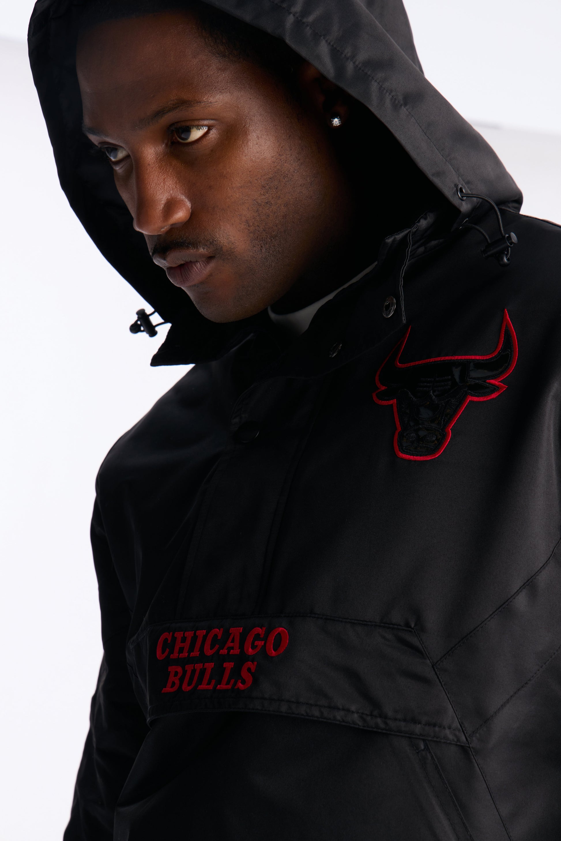 Bulls Black Out Jacket - Black Fashion Nova