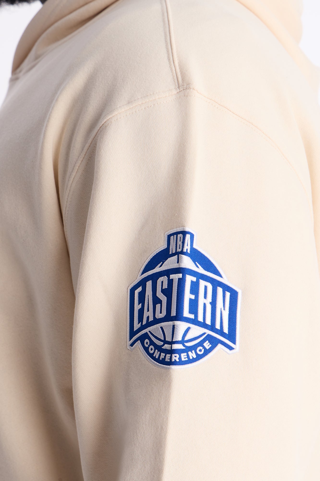 Knicks Embroidered Oversized Hoodie - Cream Fashion Nova
