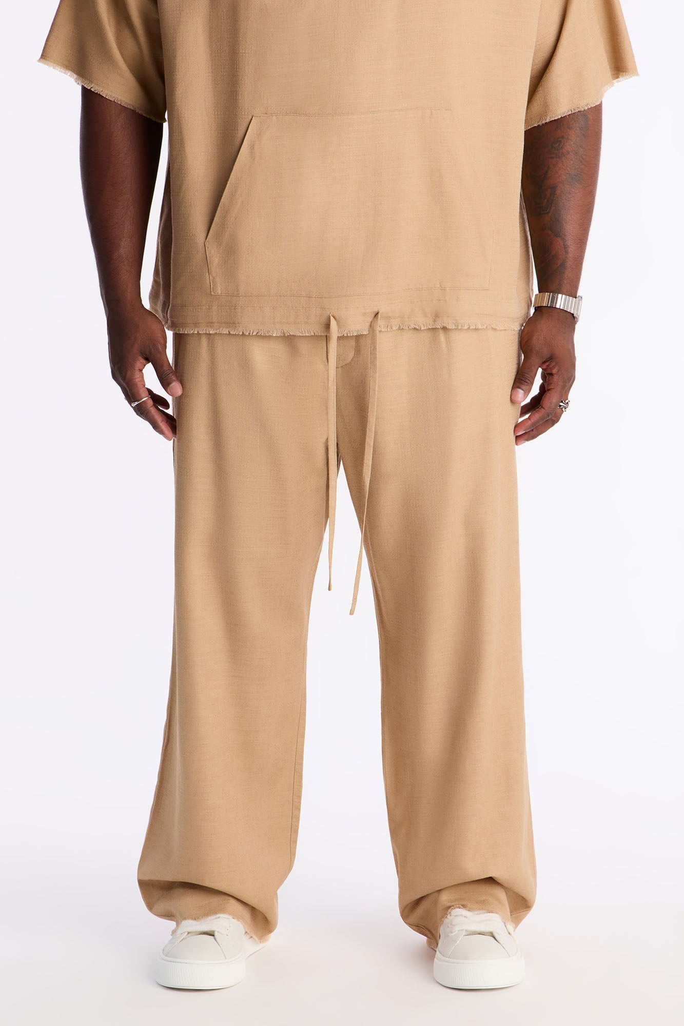 High Rise Tropic Fearless Pant - Tan Fashion Nova