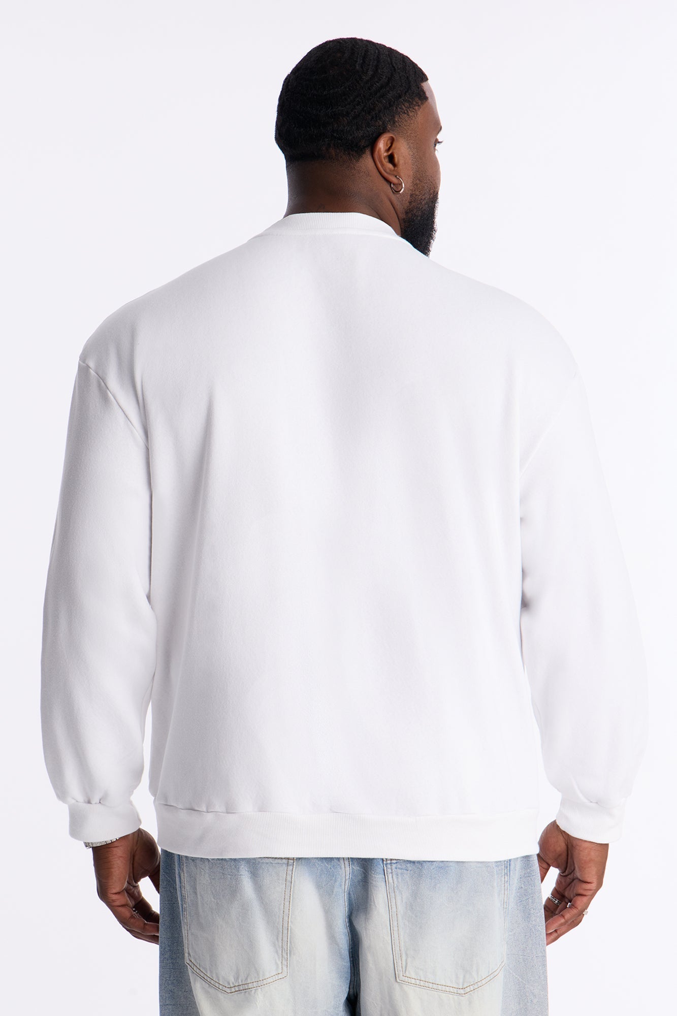 Marvel Spiderman Crawling Spider Crew Neck Sweatshirt - White Fashion Nova