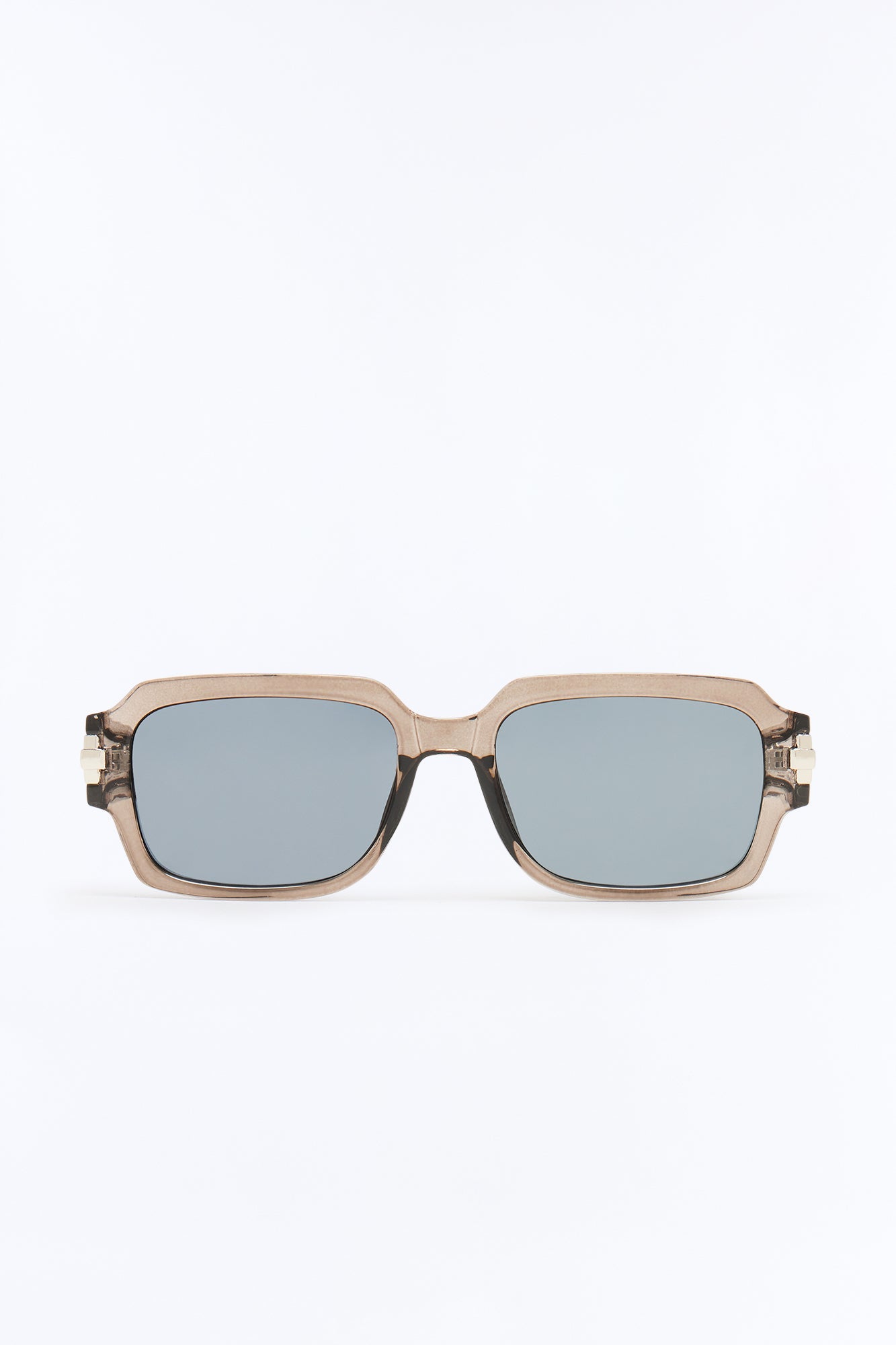 Ghost Stone Square Sunglasses - Grey Fashion Nova