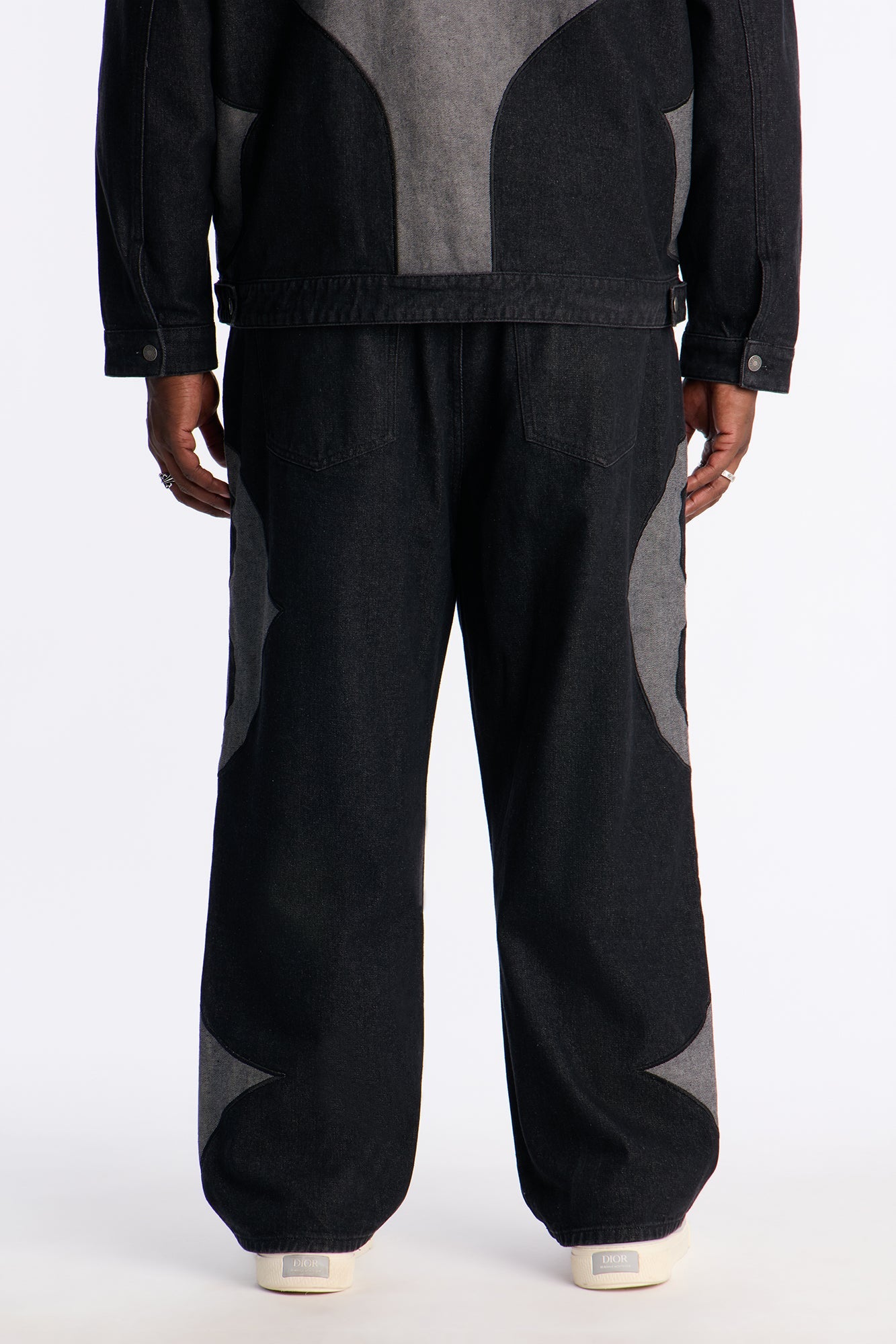 Baggy Crescent Jean - Black Fashion Nova