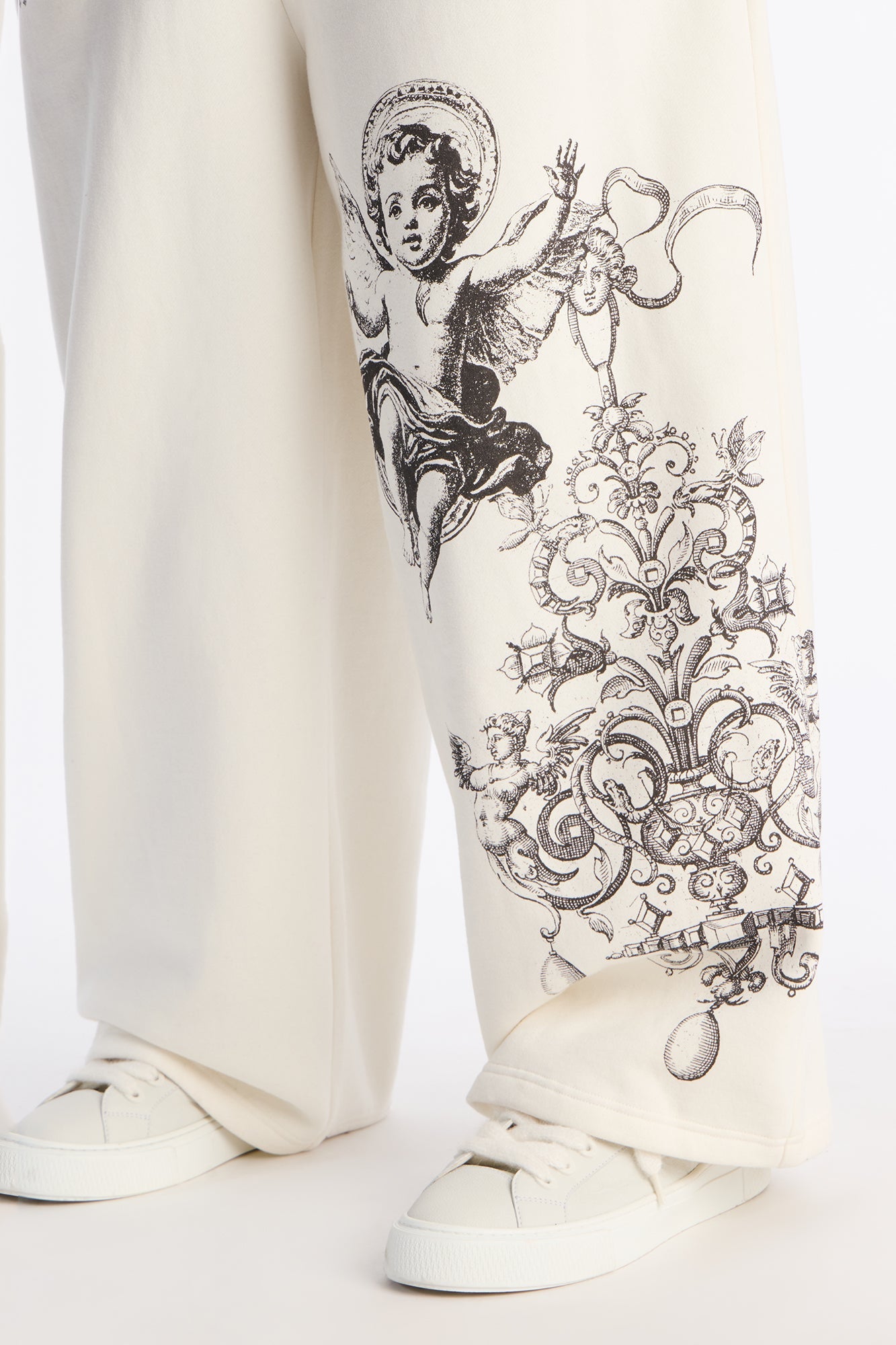 Grateful Heart Sweatpants - Cream Fashion Nova
