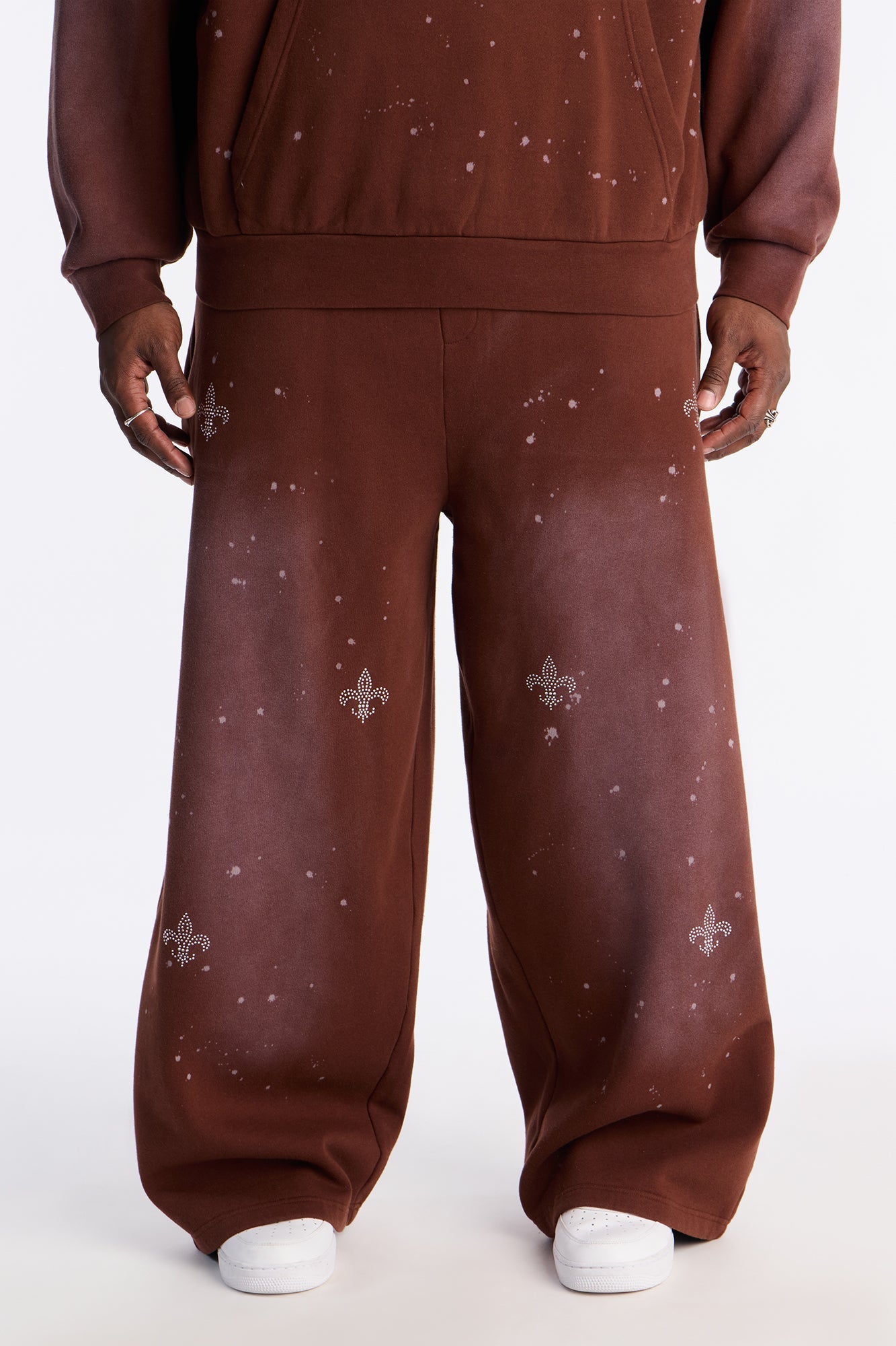 Saints And Sinners Distressed Sweatpants - Brown Fashion Nova