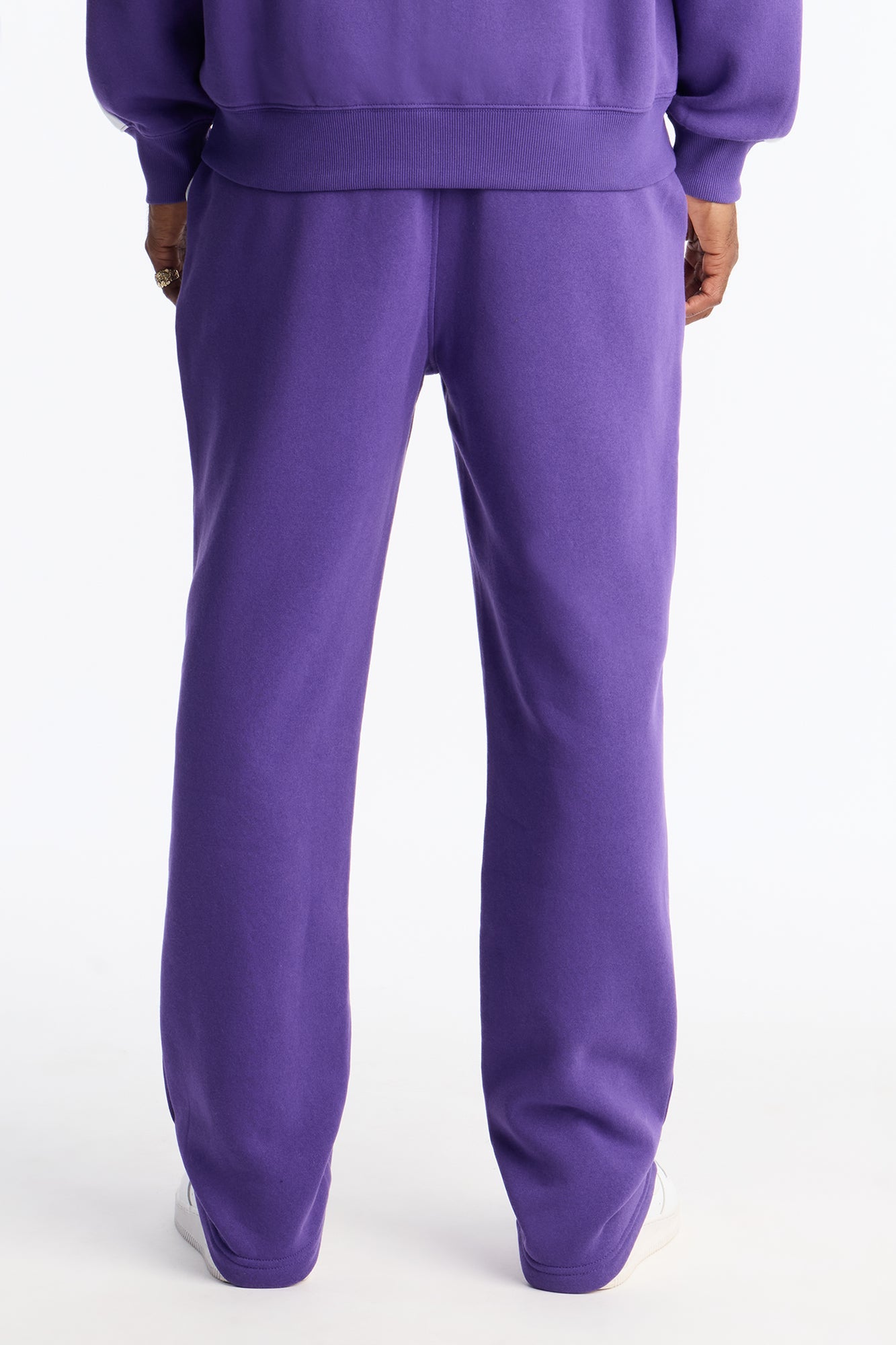 Lakers Wavey Wide Sweatpants - Purple Fashion Nova