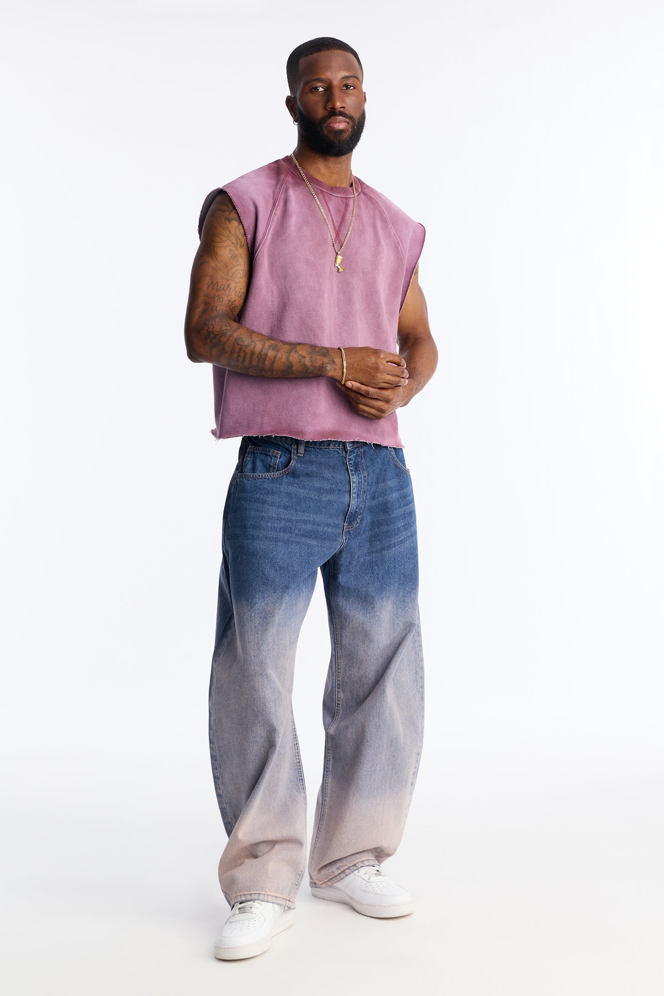 Boiler Washed Boxy Muscle Tee - Plum Fashion Nova