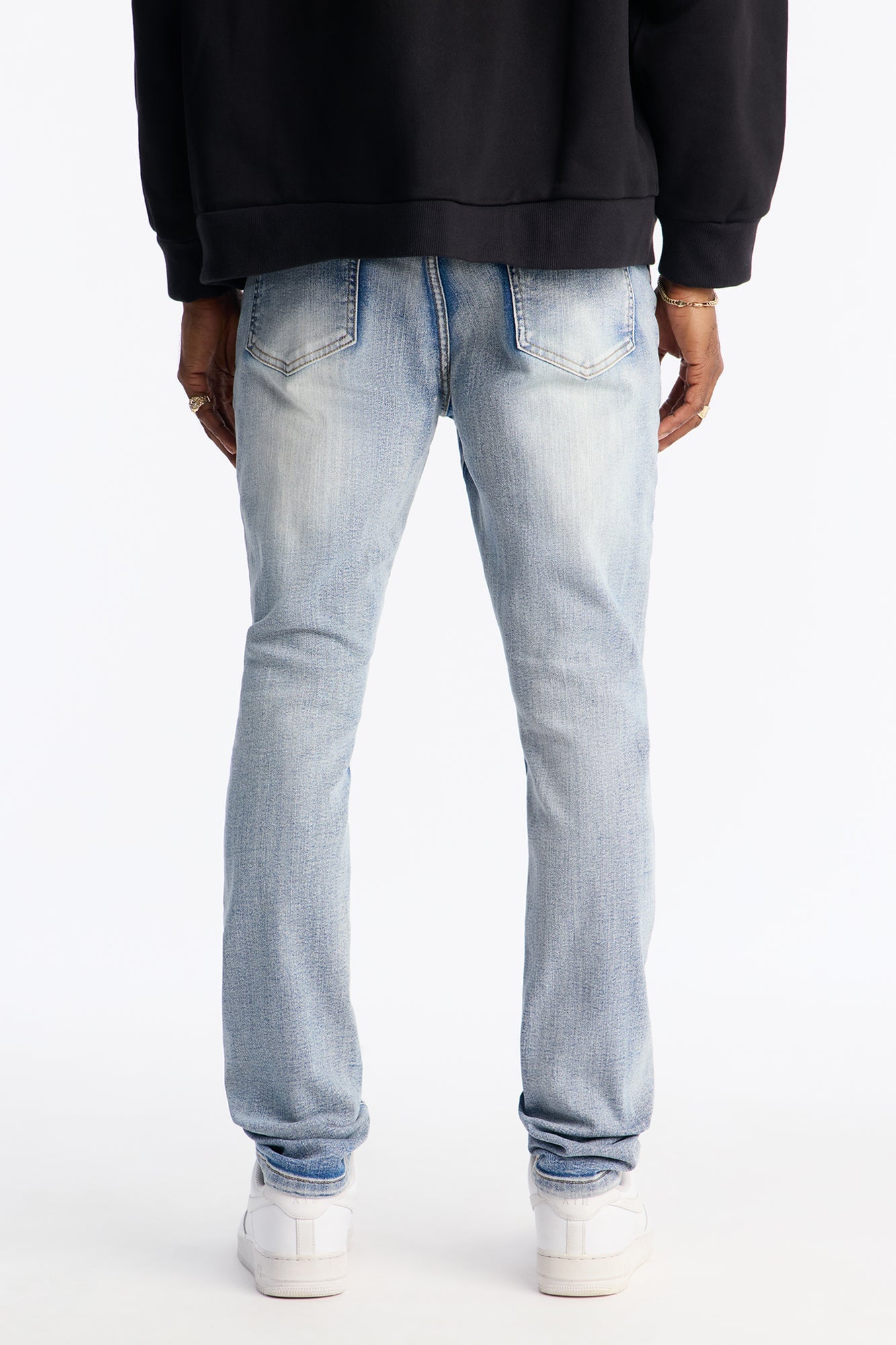 Stacked Skinny Urban Mend Jeans - Light Wash Fashion Nova