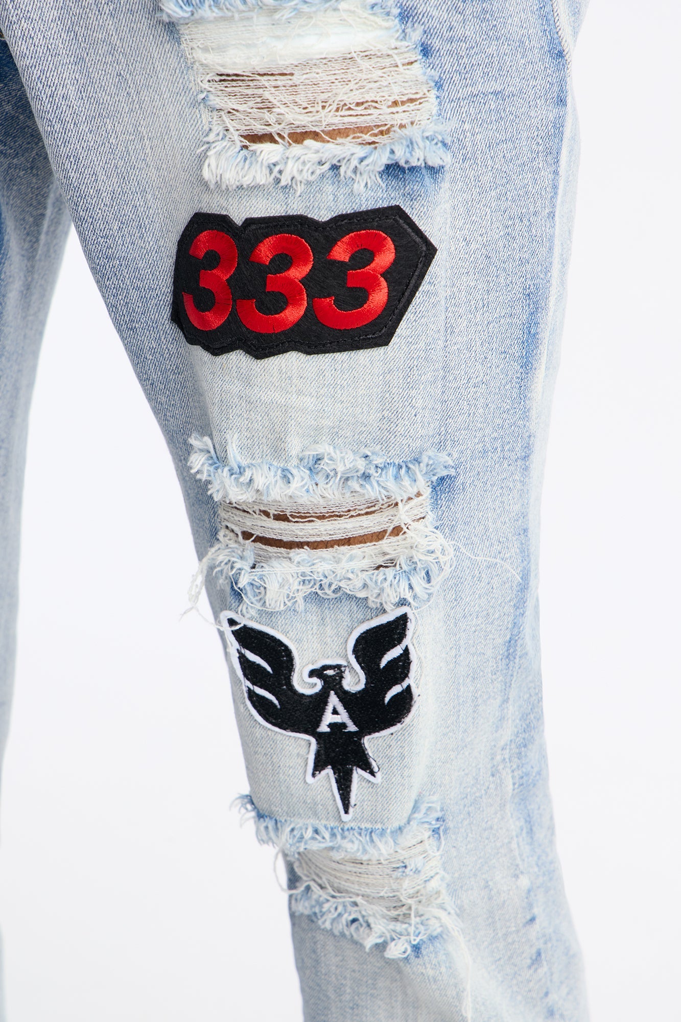 Stacked Skinny Urban Mend Jeans - Light Wash Fashion Nova