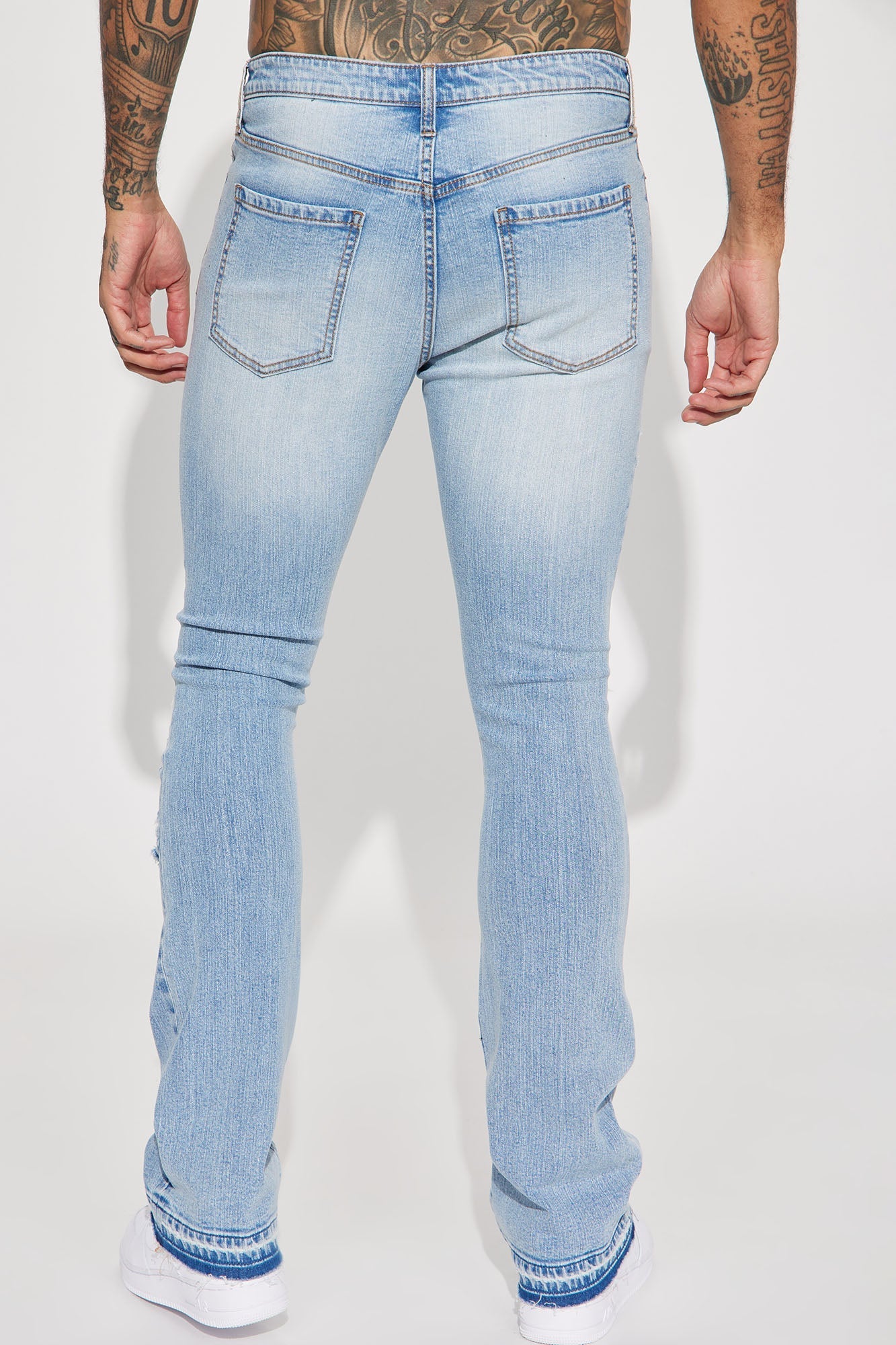 Innovative Stacked Skinny Flare Jeans - Medium Wash Fashion Nova