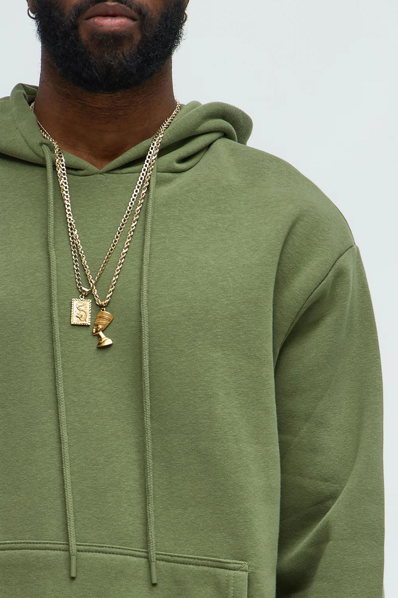 Tyson Hoodie - Olive Fashion Nova