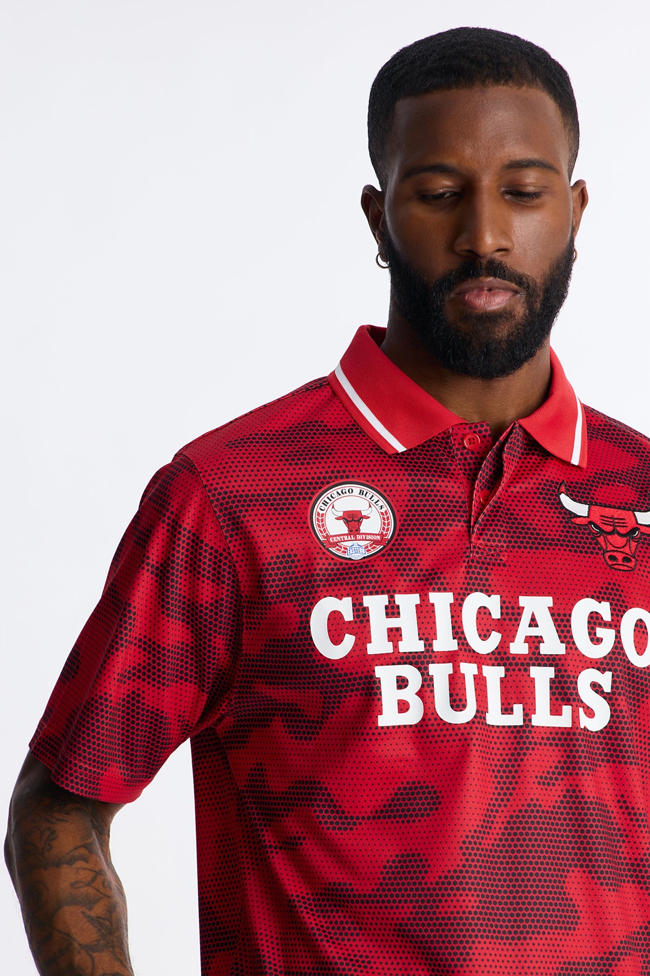 Bulls Digi Camo Soccer Top - Red Fashion Nova