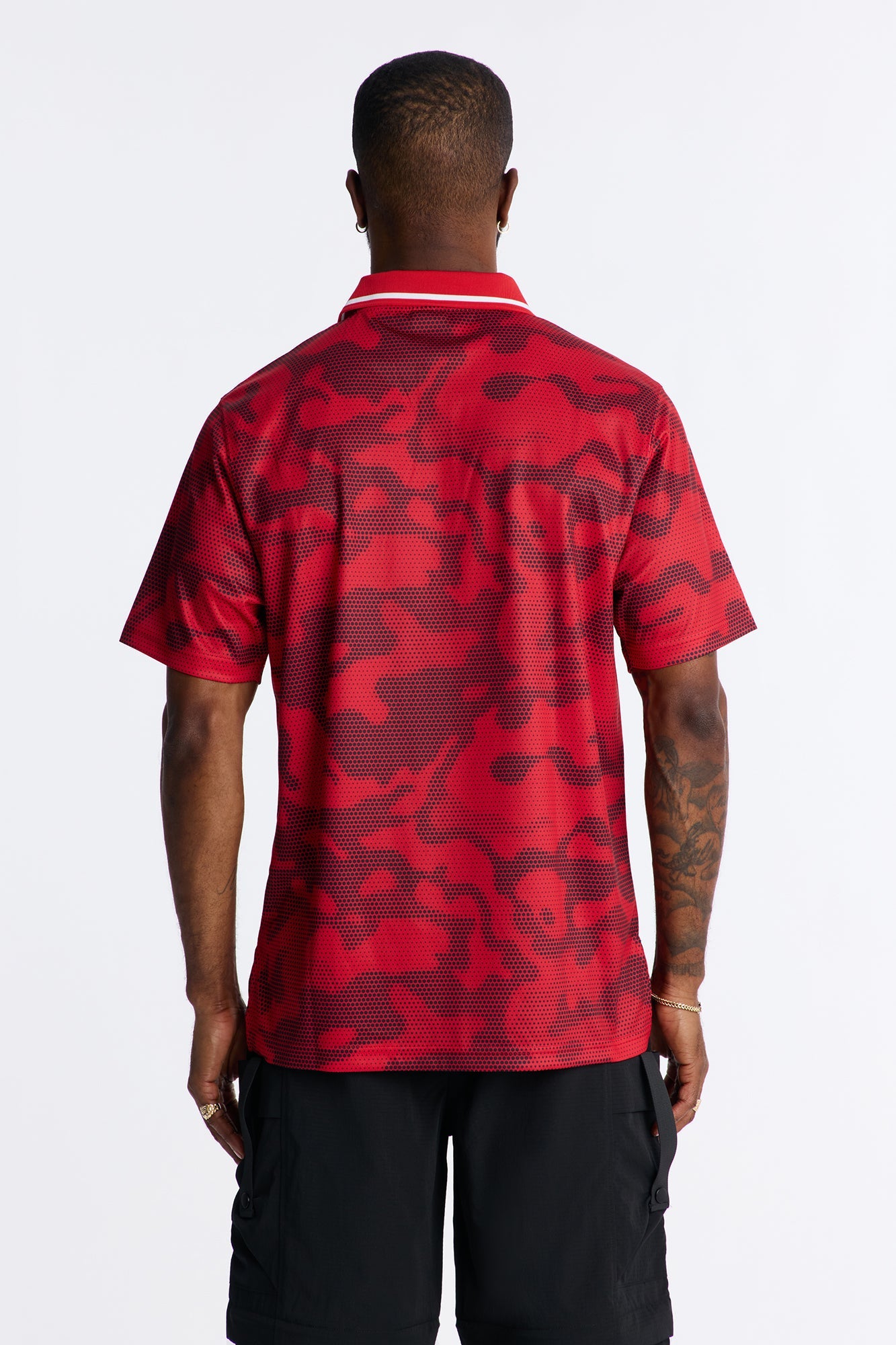 Bulls Digi Camo Soccer Top - Red Fashion Nova