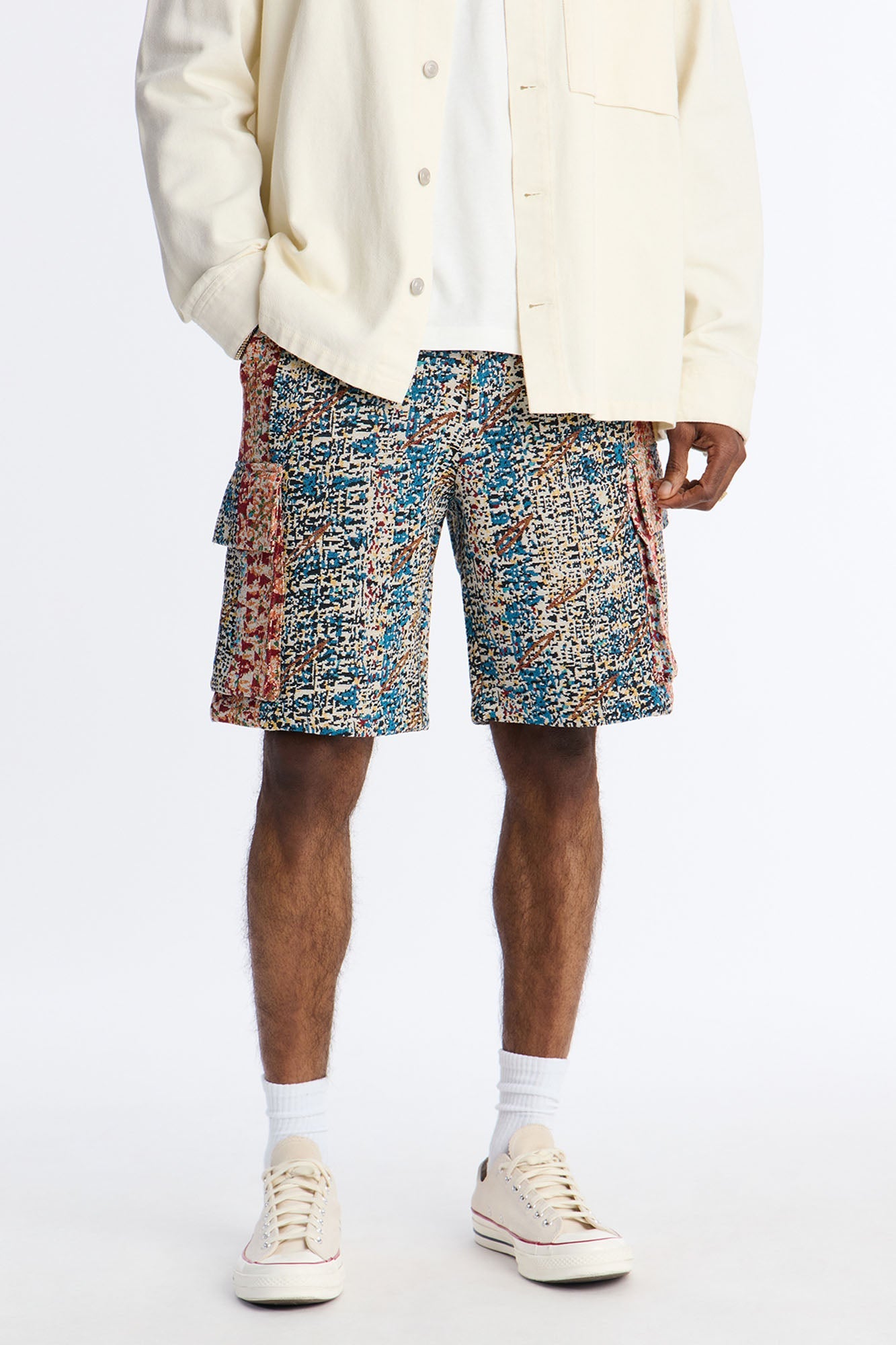 Baggy Nomadic Tapestry Cargo Short - Multi Color Fashion Nova