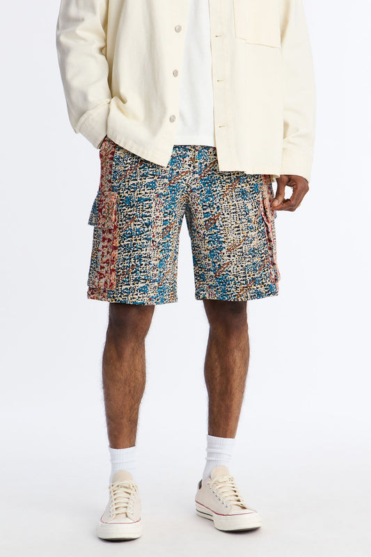Baggy Nomadic Tapestry Cargo Short - Multi Color Fashion Nova