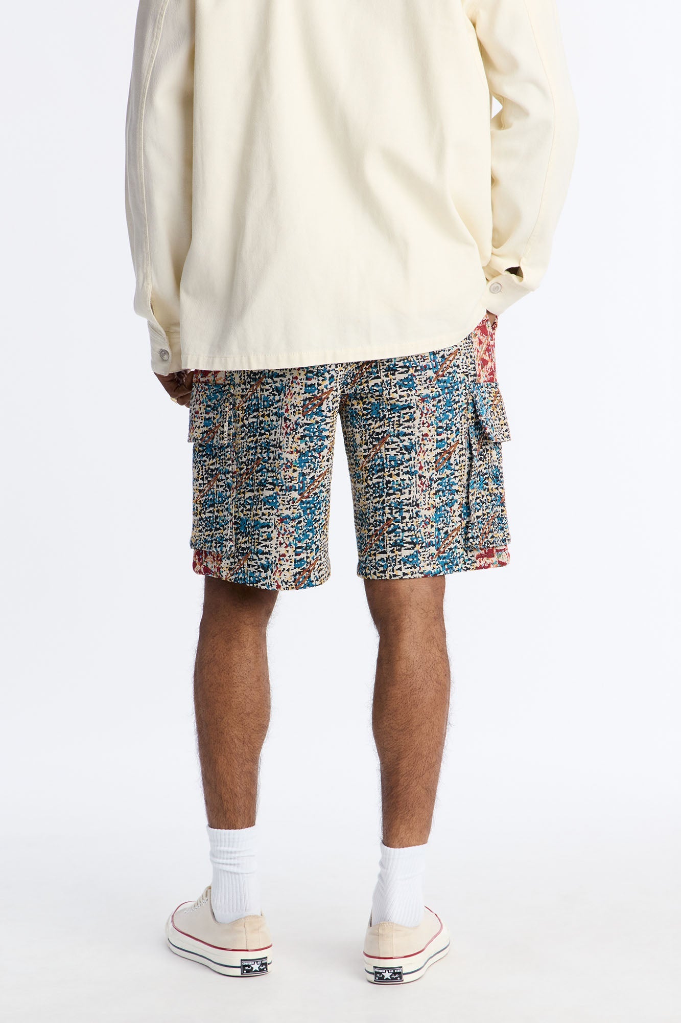 Baggy Nomadic Tapestry Cargo Short - Multi Color Fashion Nova