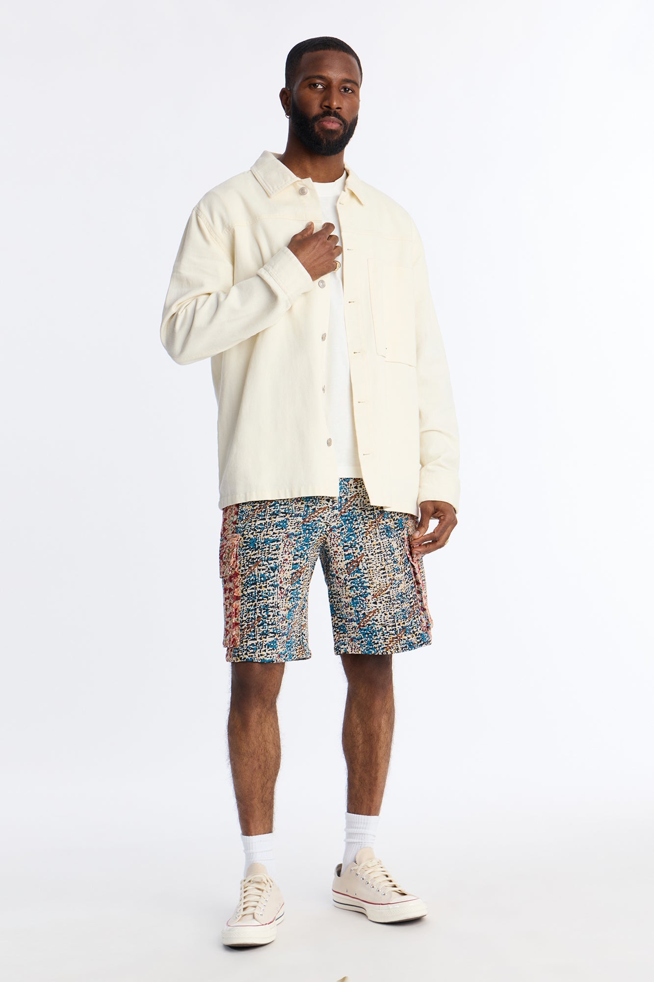Baggy Nomadic Tapestry Cargo Short - Multi Color Fashion Nova