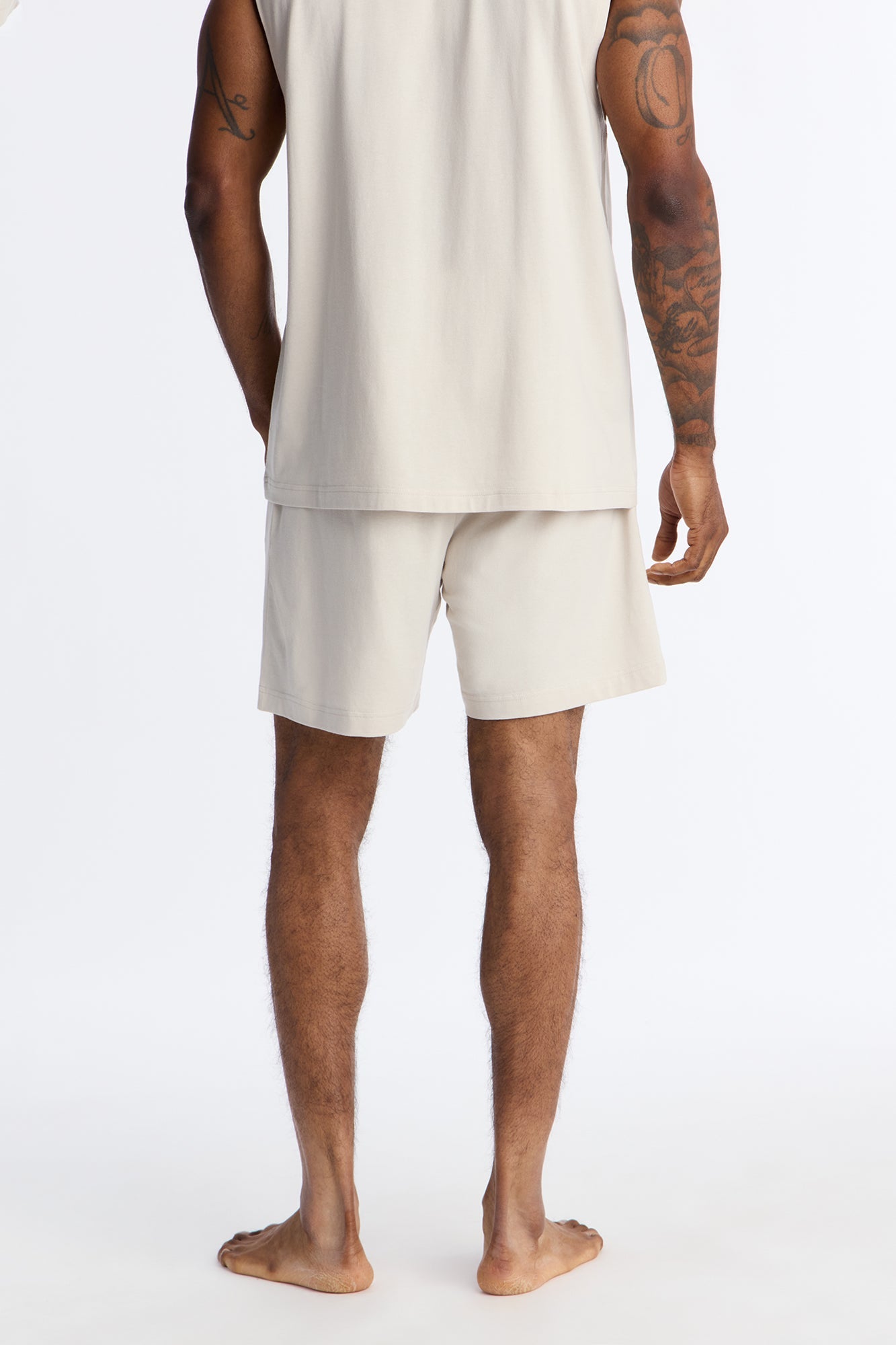 Essential Modal Lounge Shorts - Stone Fashion Nova