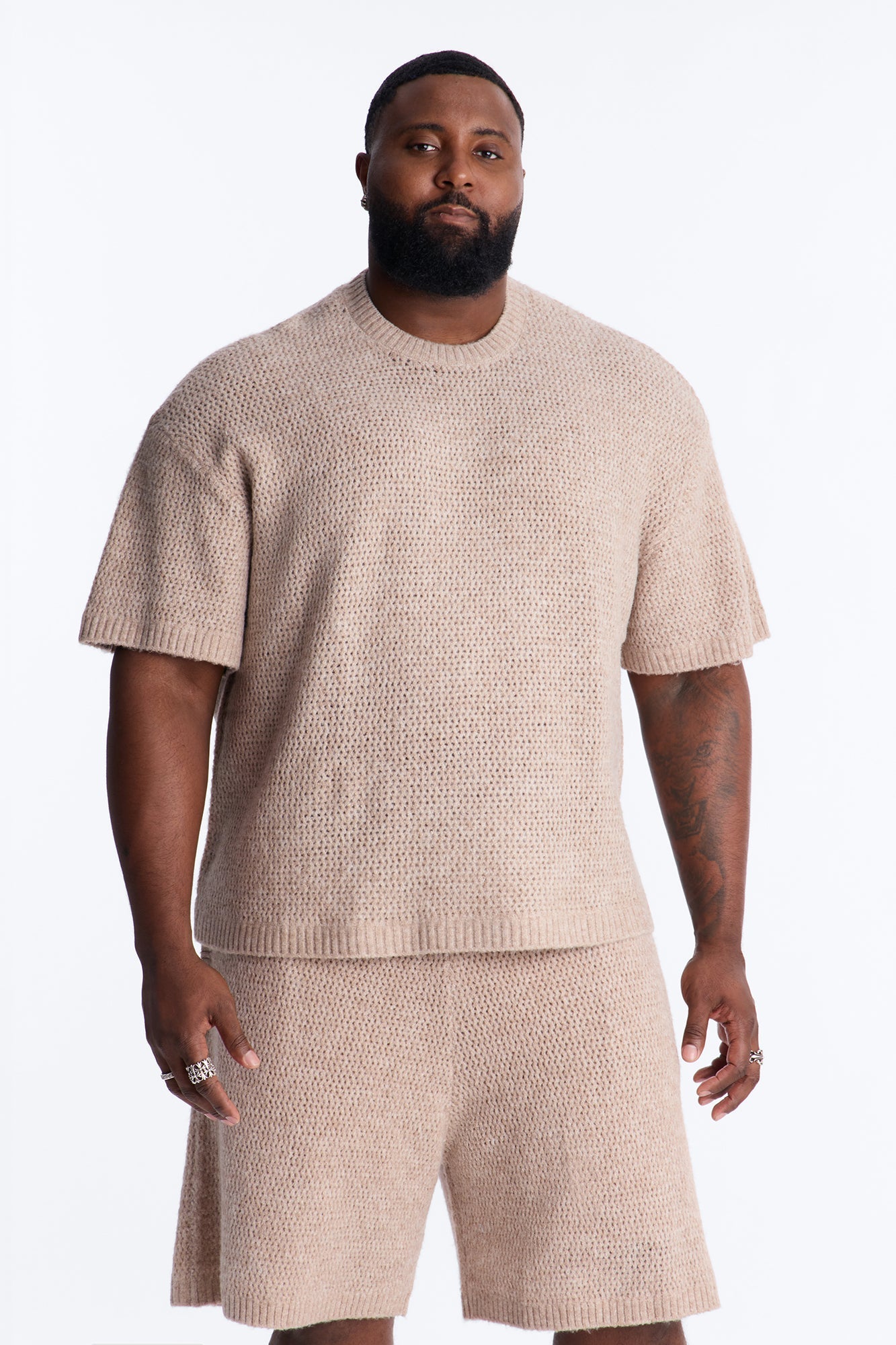 Oversized Venice Sweater Shirt - Stone Fashion Nova