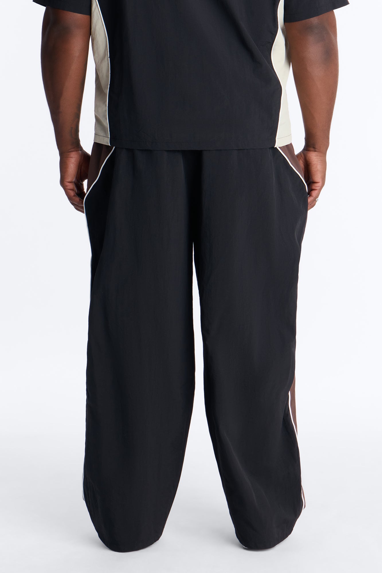 Barrel Osaka Block Pant - Black/Brown Fashion Nova