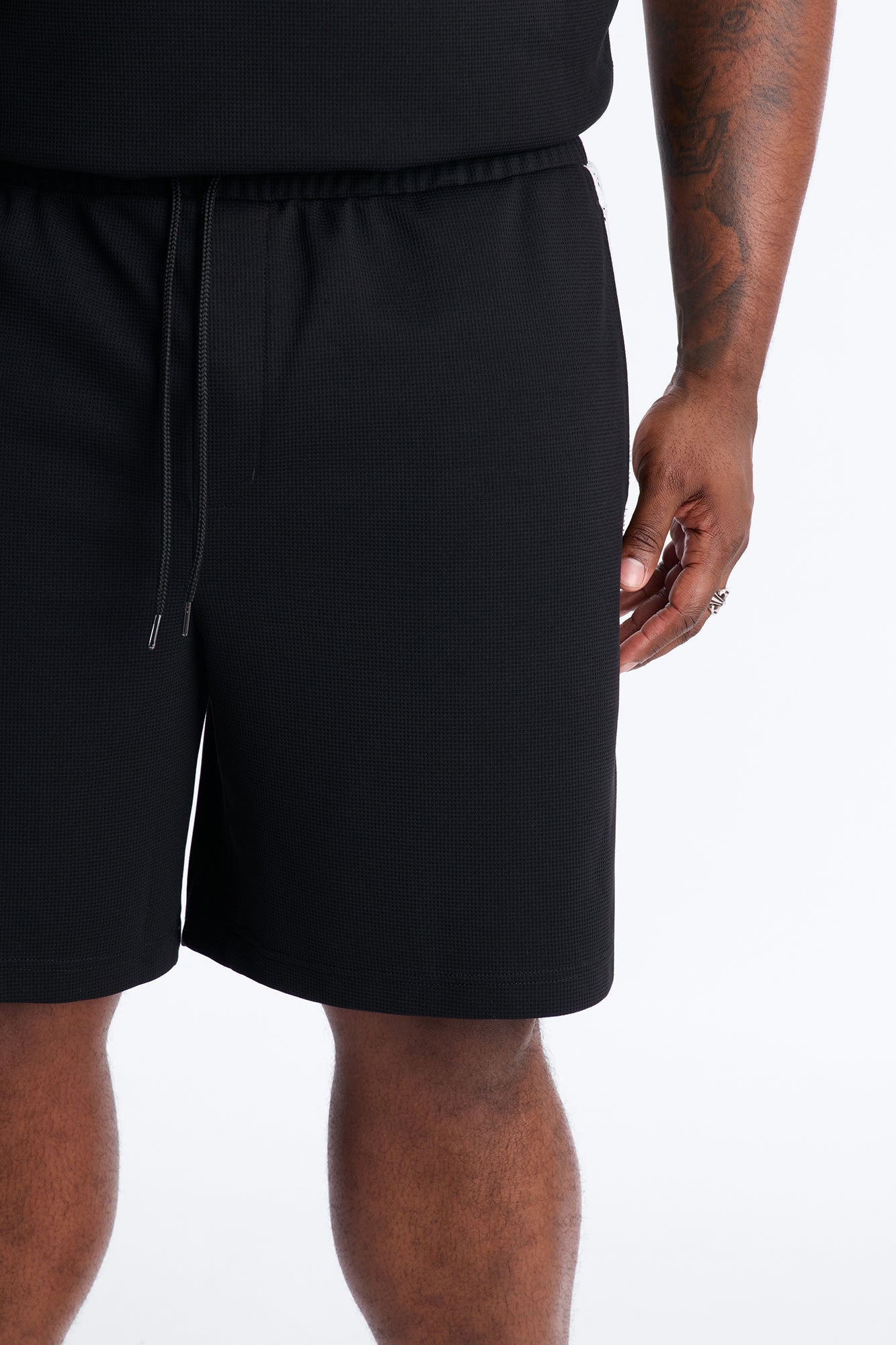 Relaxed All Stars Elevated Jersey Short - Black Fashion Nova
