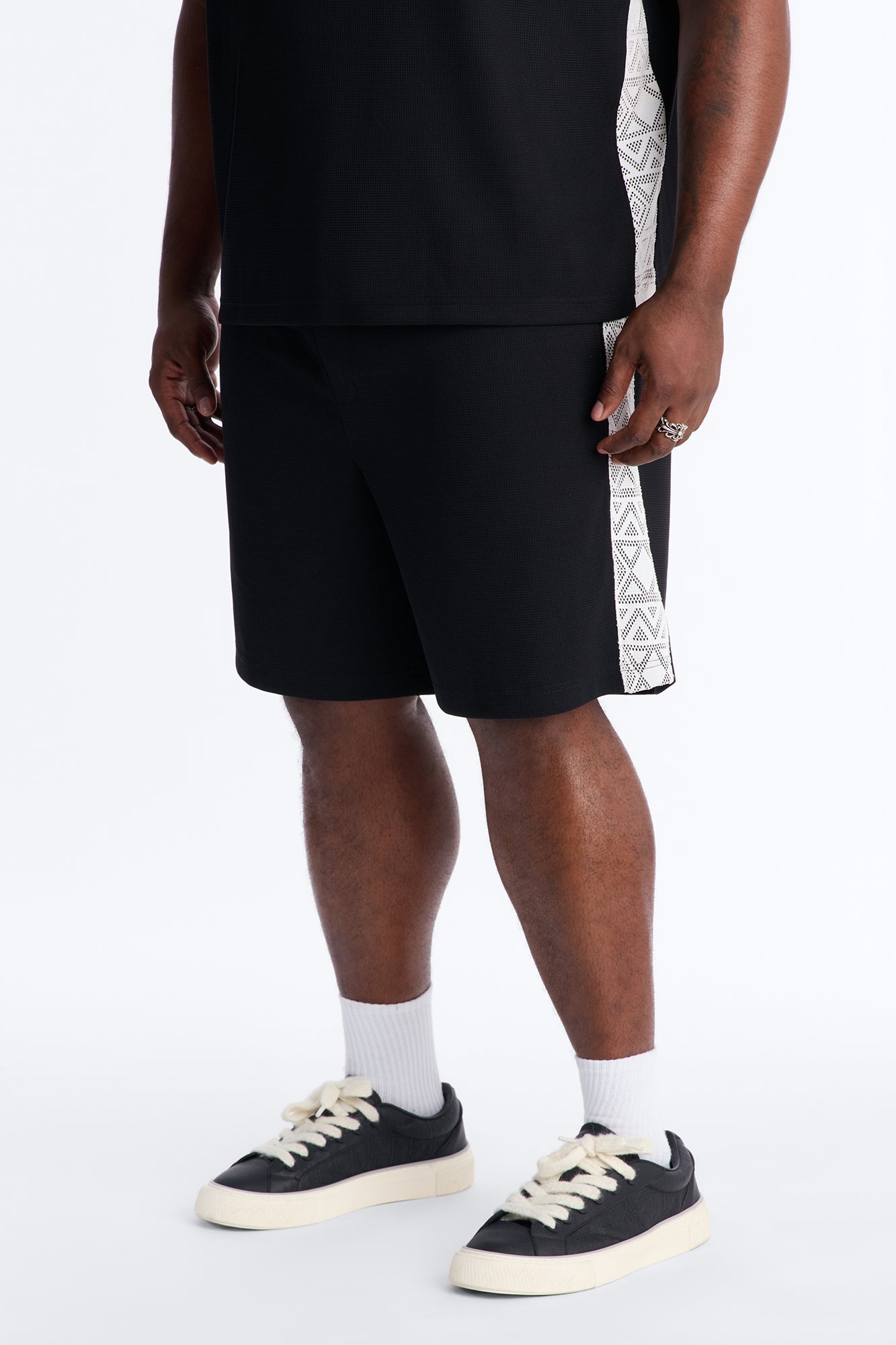 Relaxed All Stars Elevated Jersey Short - Black Fashion Nova