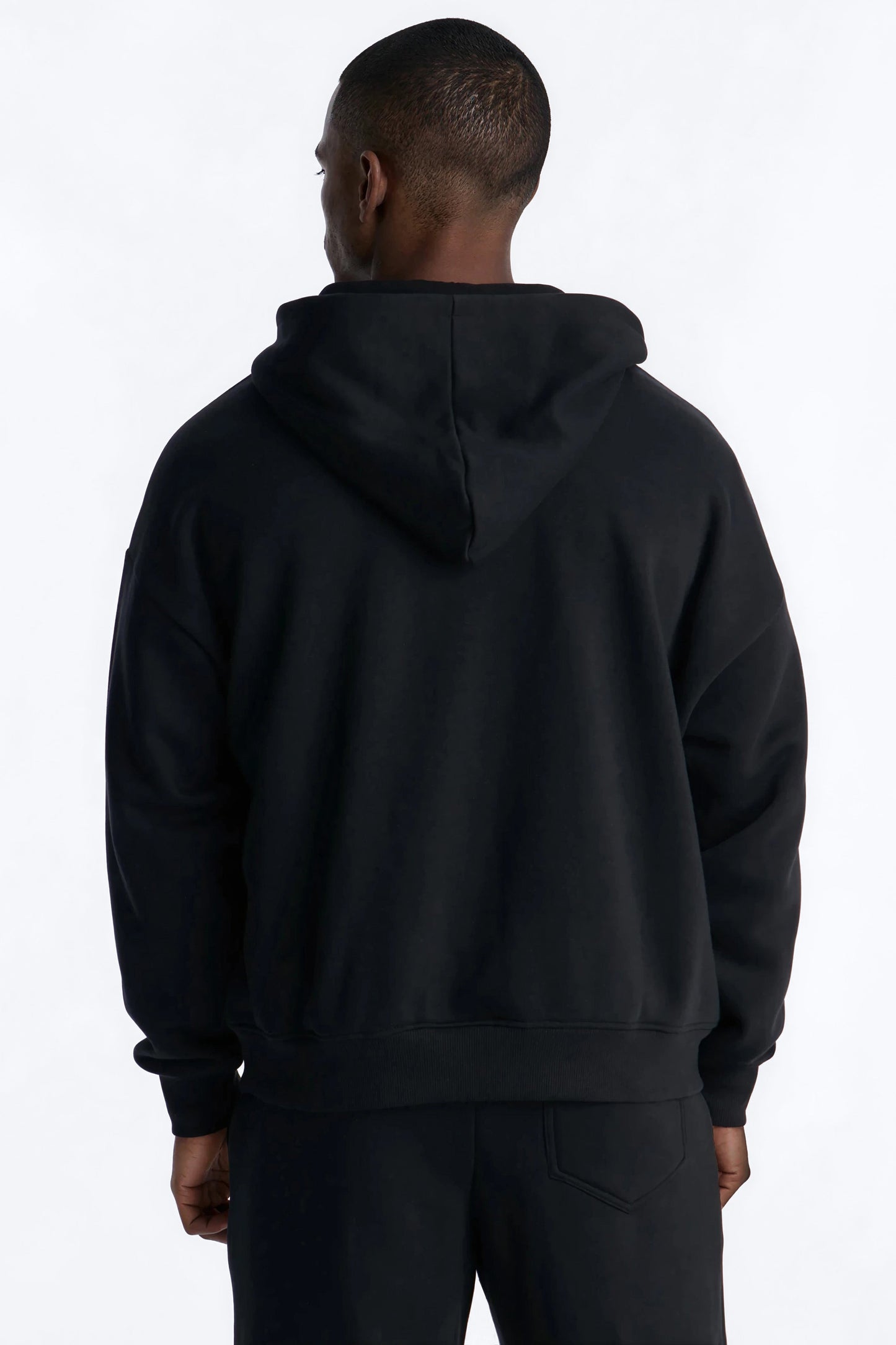 Dime Rhinestone Pearl Oversized Hoodie - Black Fashion Nova