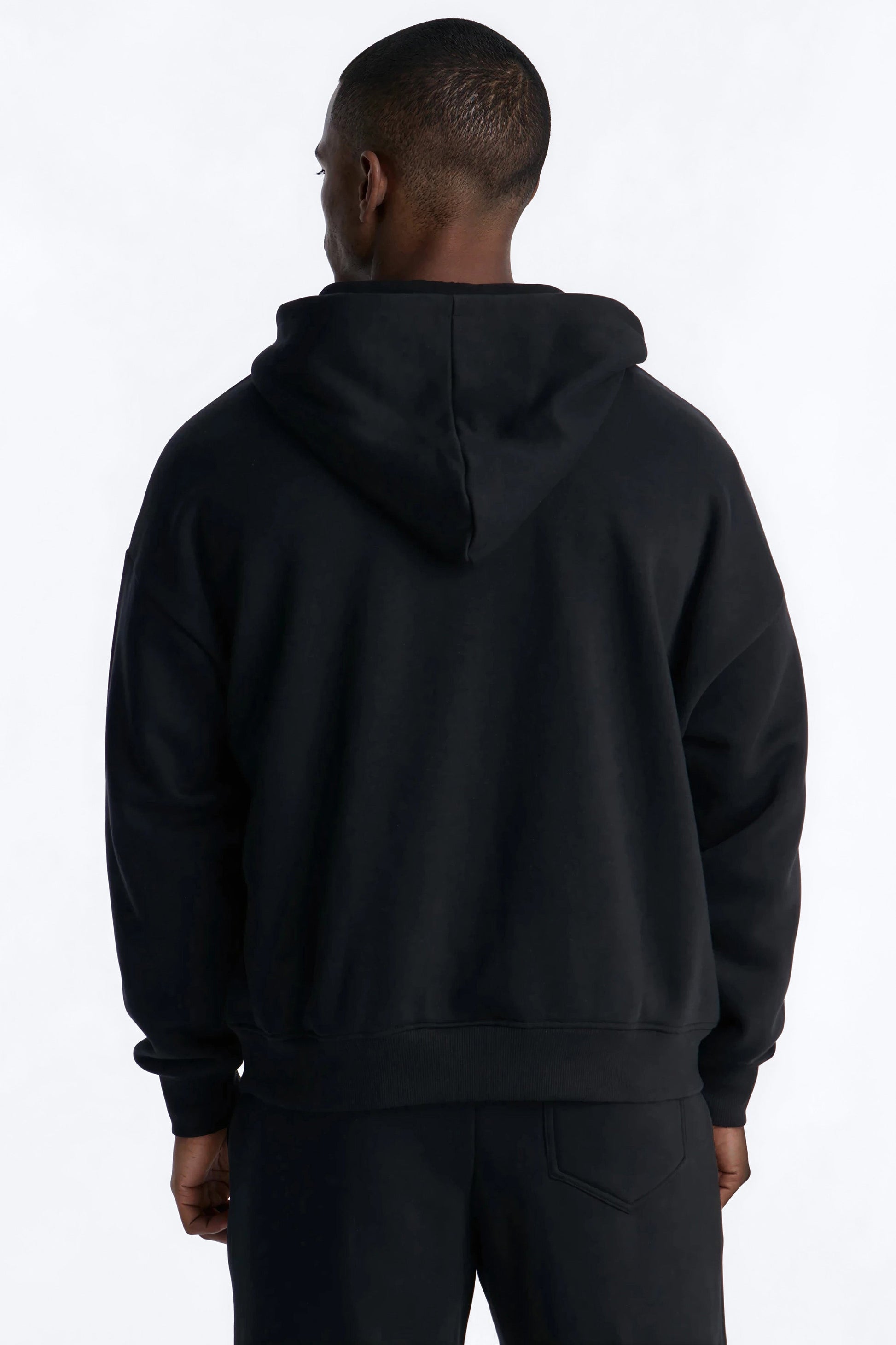 Dime Rhinestone Pearl Oversized Hoodie - Black Fashion Nova