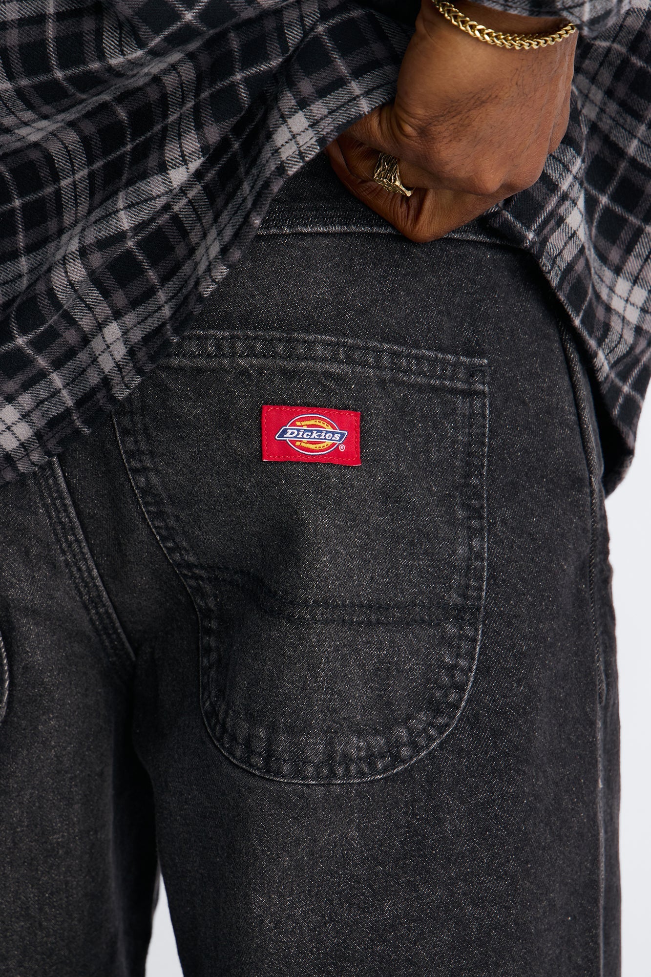 Dickies Relaxed Straight Jean - Black Wash Fashion Nova