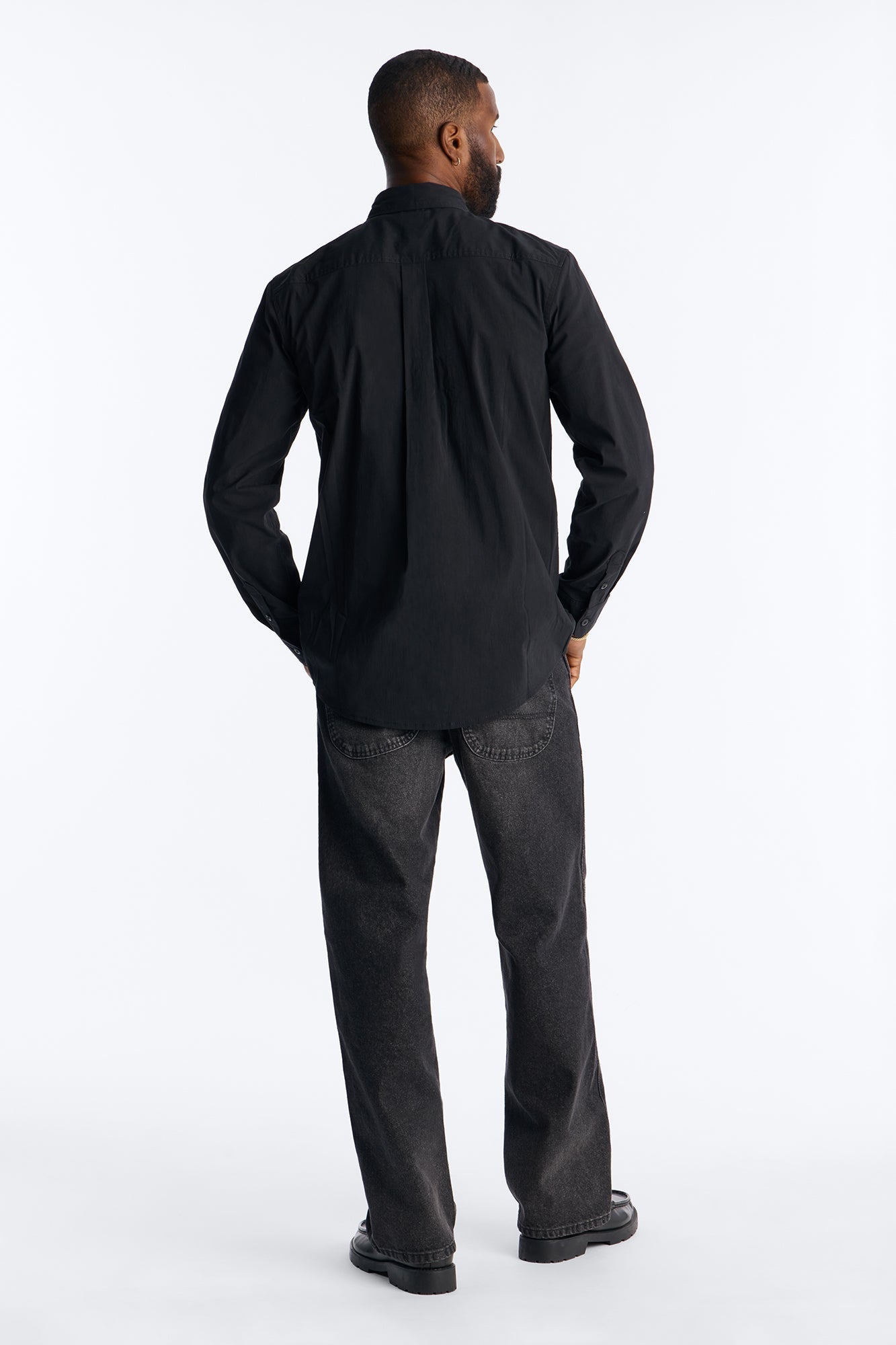 Dickies Utility Long Sleeve Work Shirt - Black Fashion Nova