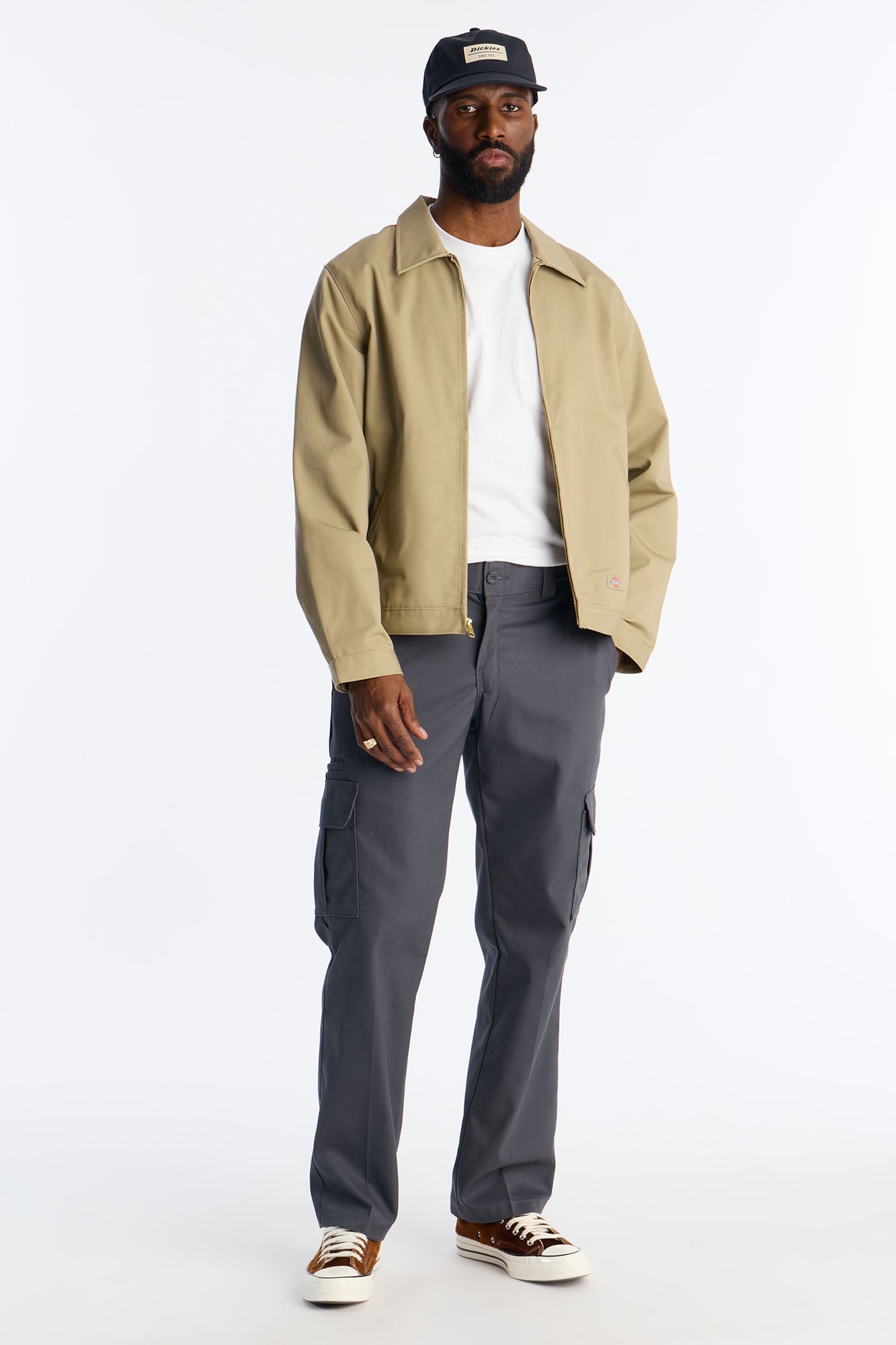 Dickies Twill Cargo Straight Pant - Charcoal Fashion Nova