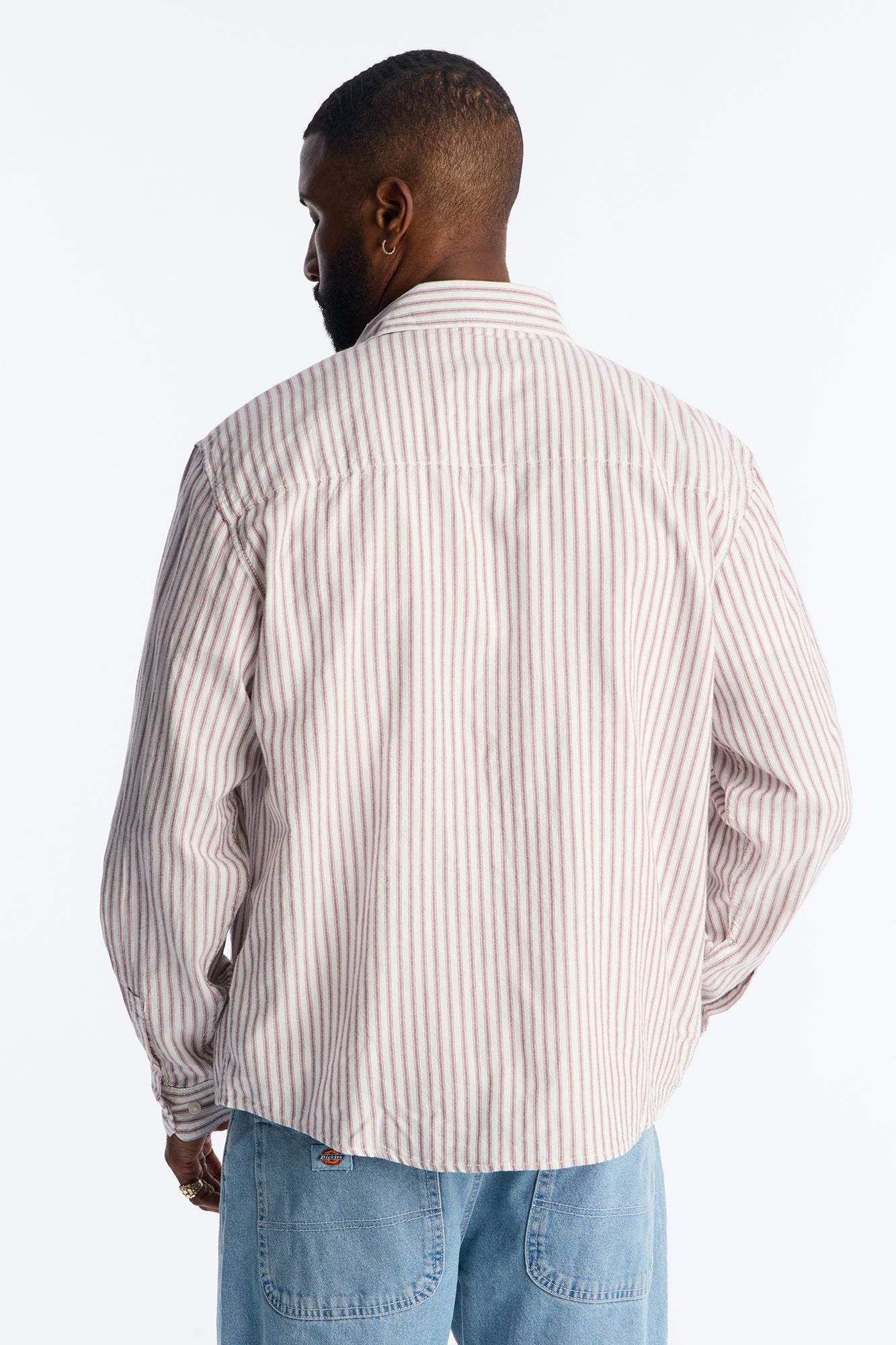 Dickies Gallatin Long Sleeve Shirt - White Fashion Nova
