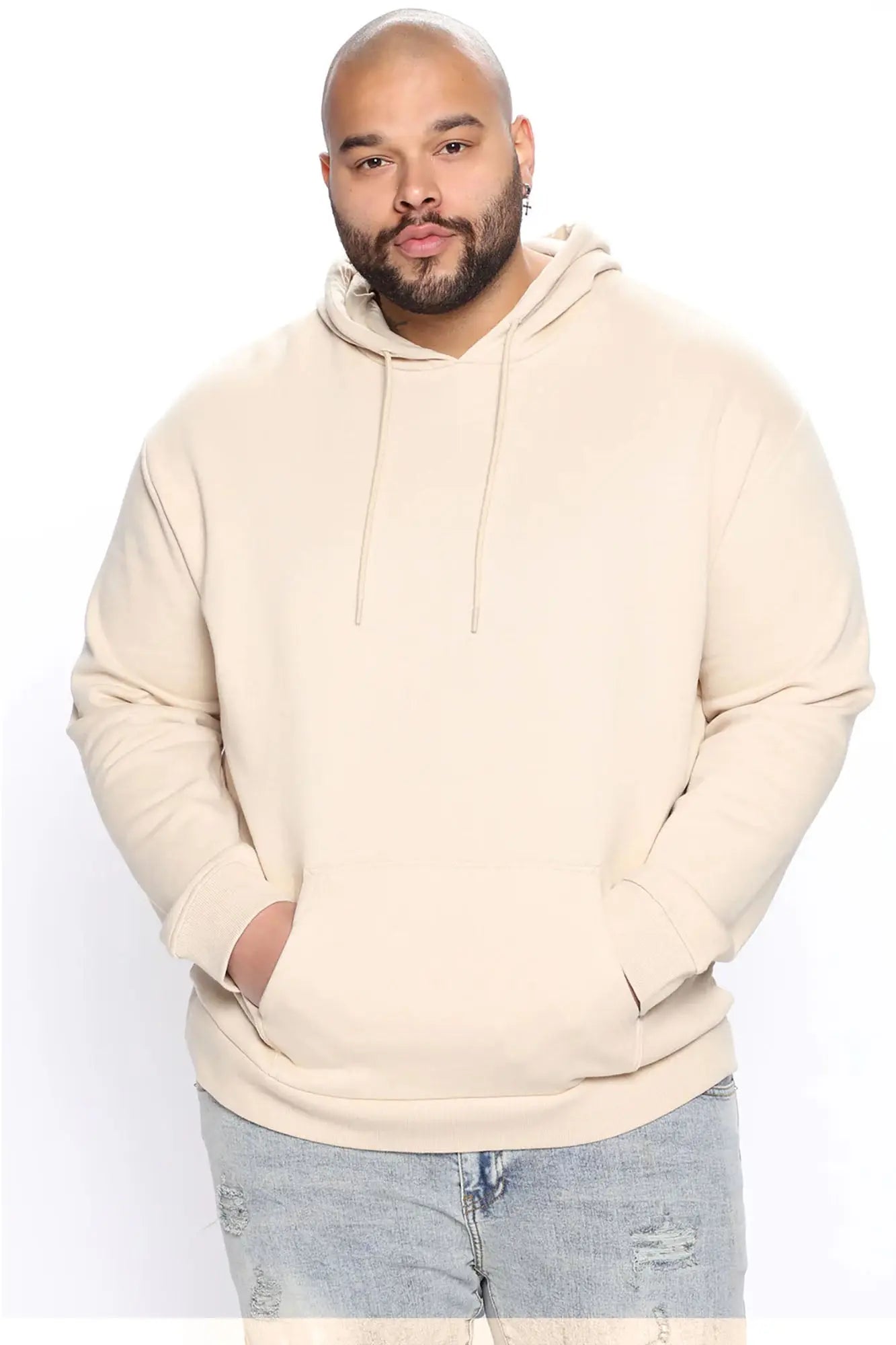 Tyson Hoodie - Tan Fashion Nova
