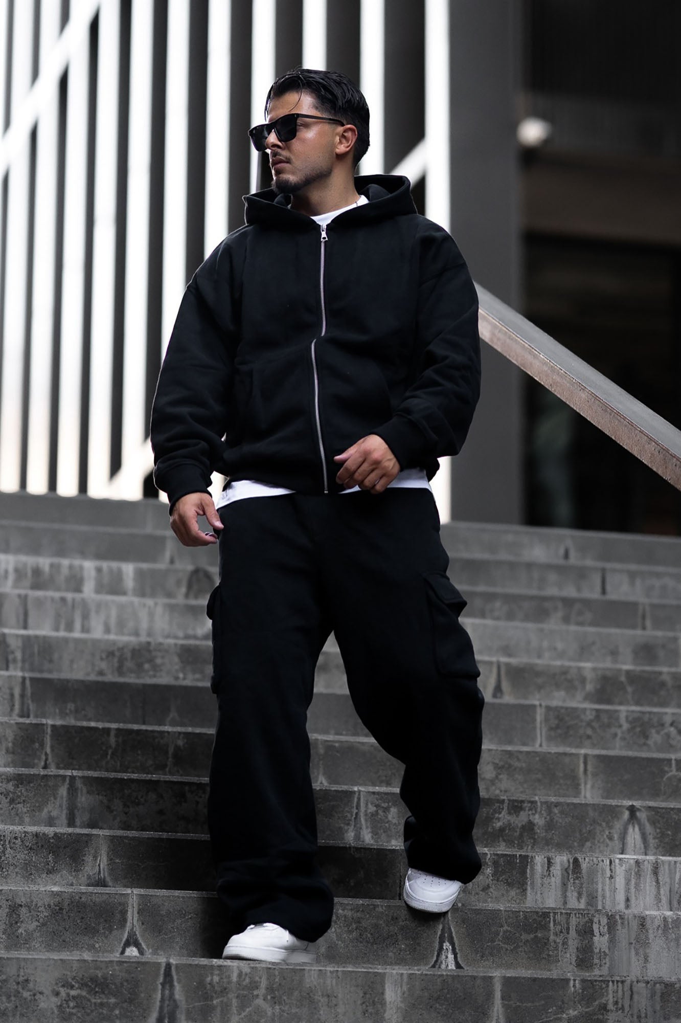 410 Baggy Cargo Sweatpants - Black Fashion Nova