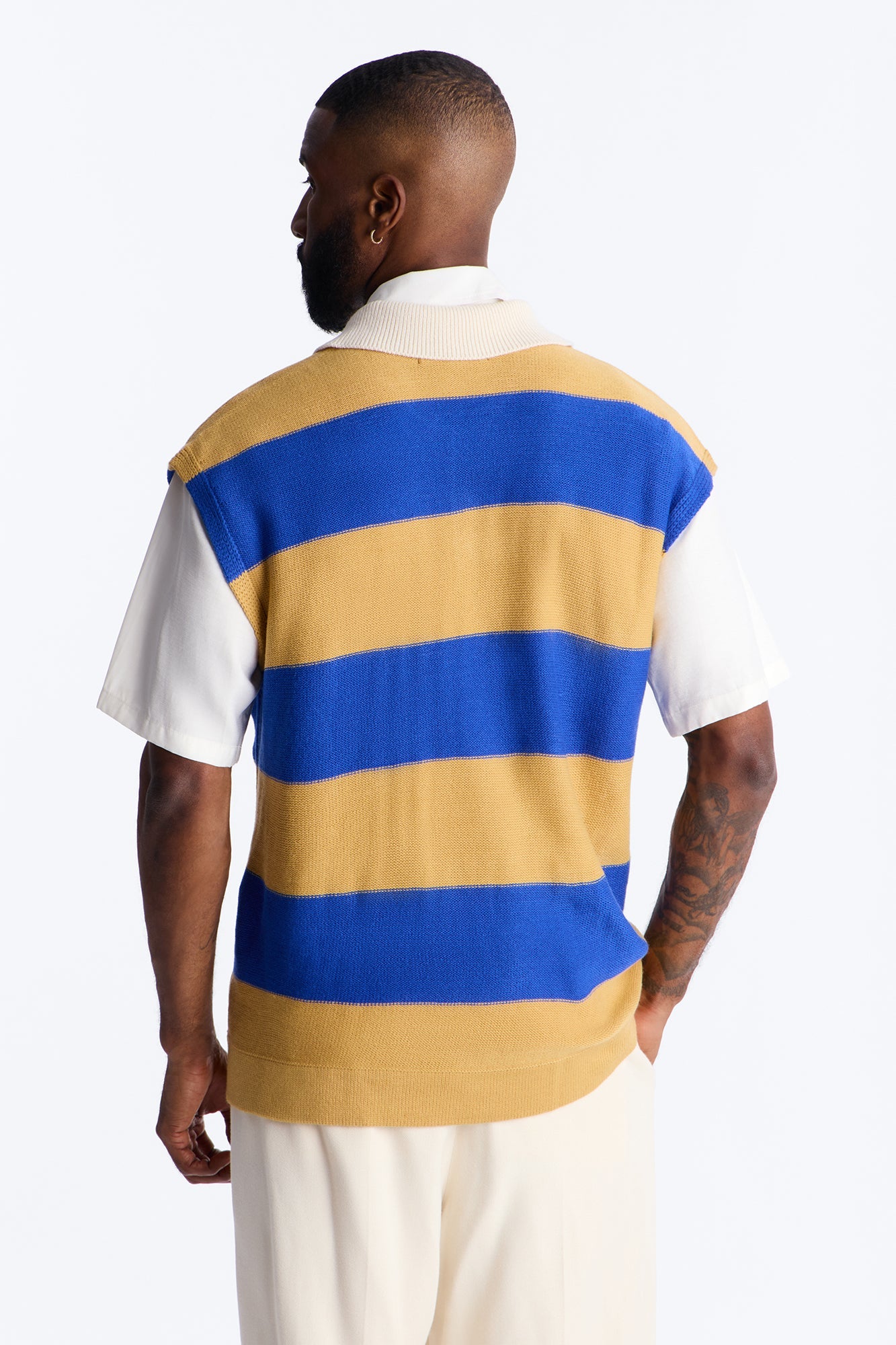 Ivy Sweater Polo - Blue Fashion Nova