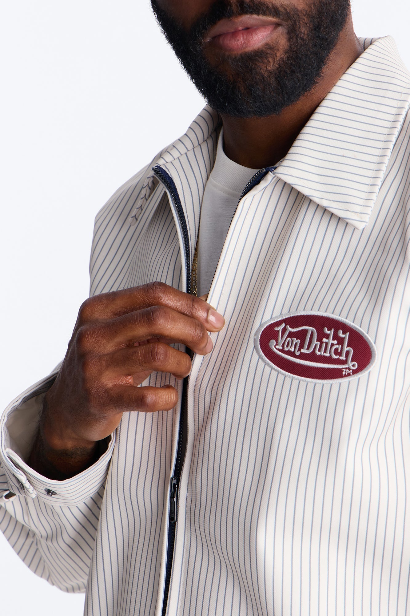 Von Dutch Mechanic Jacket - Beige Fashion Nova