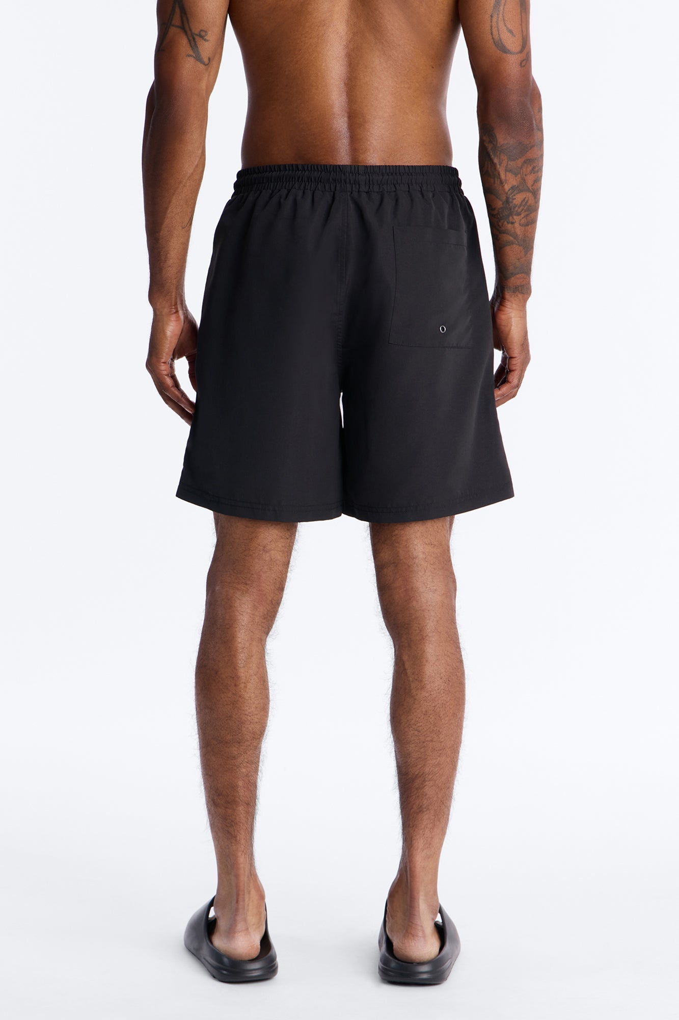 Savage Mode Mindset Swim Trunk 7″ - Black Fashion Nova