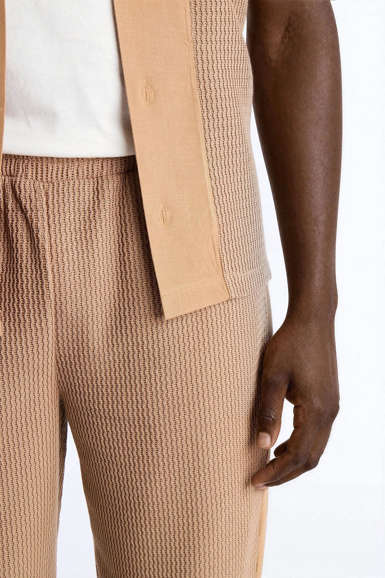 Slim Flare Brookfield Flow Pant - Tan Fashion Nova