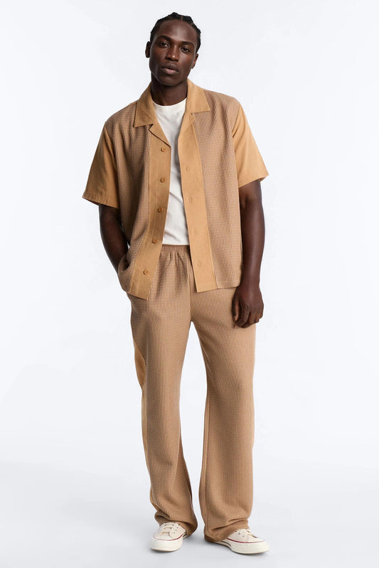 Slim Flare Brookfield Flow Pant - Tan Fashion Nova
