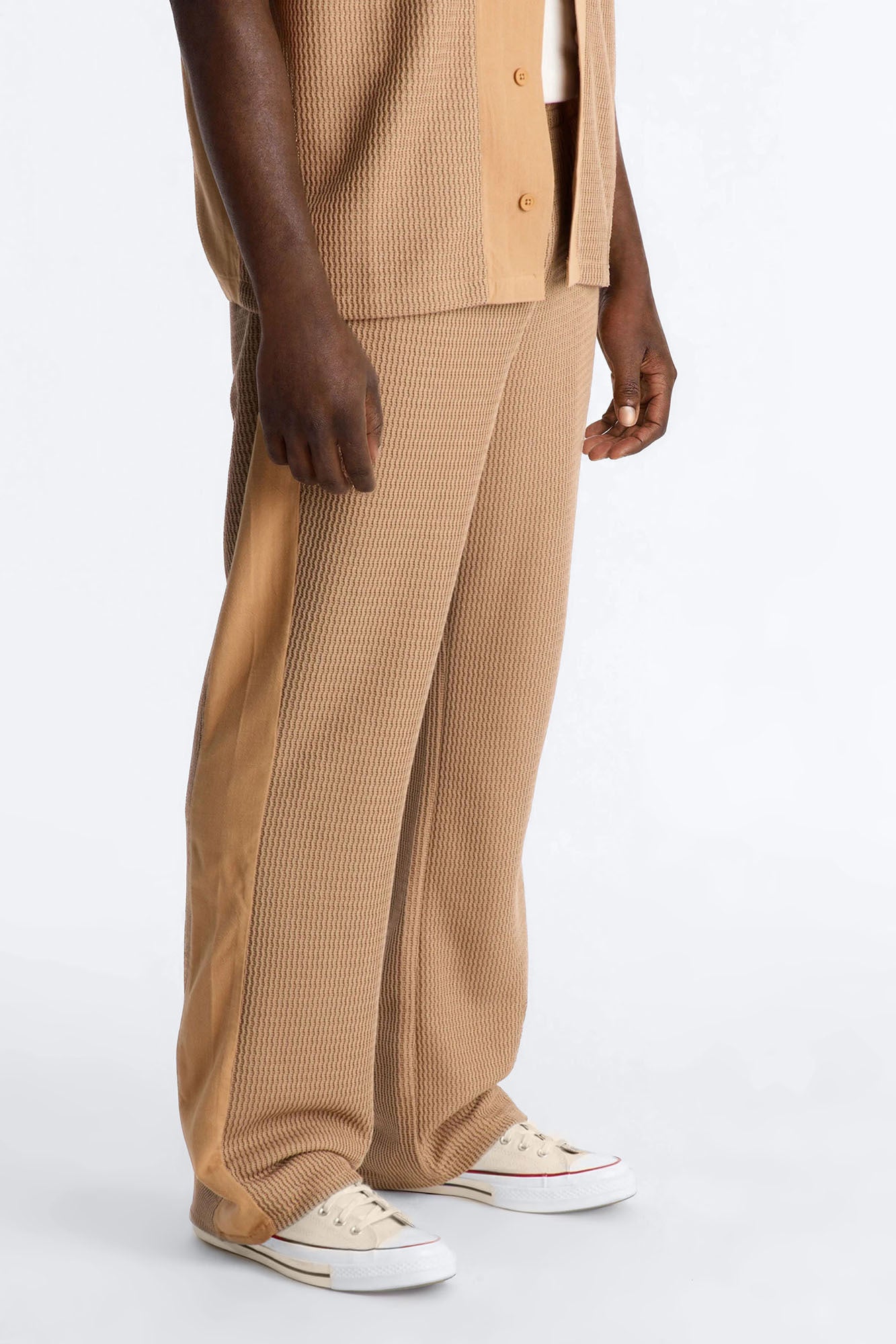 Slim Flare Brookfield Flow Pant - Tan Fashion Nova